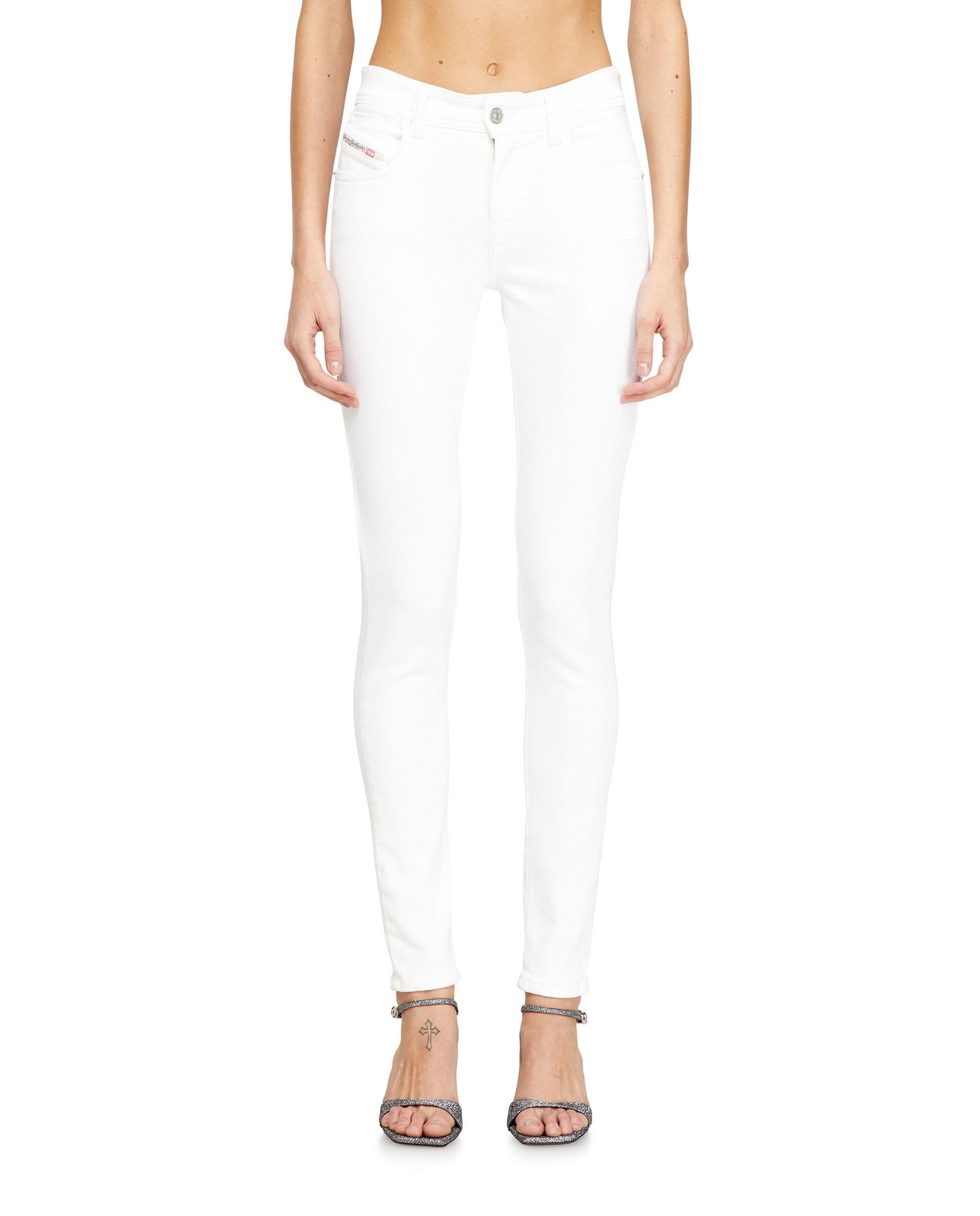 Vaqueros pitillo de mujer DIESEL pernera super-skinny - Blanco Blanco-1