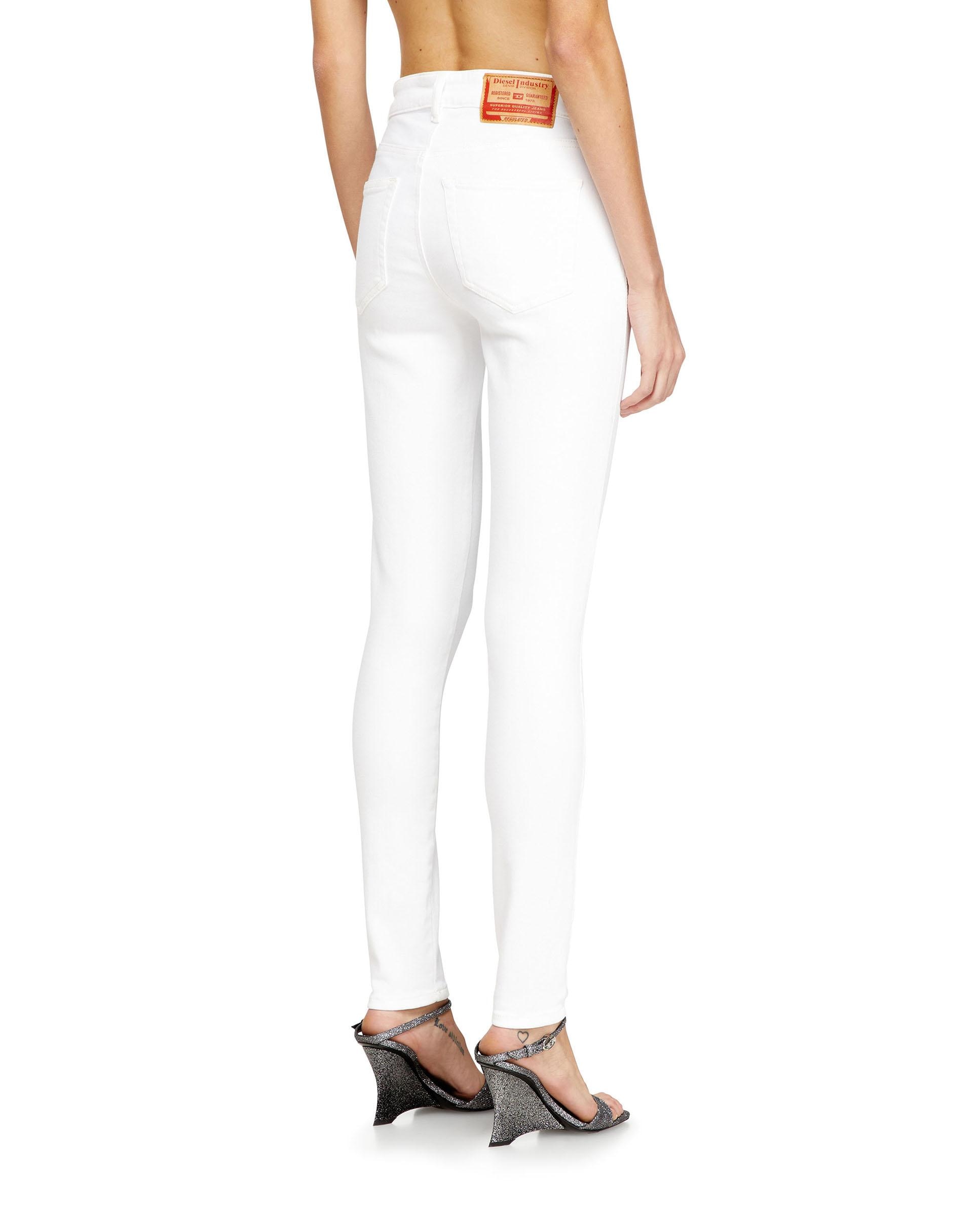 Vaqueros pitillo de mujer DIESEL pernera super-skinny - Blanco Blanco-2