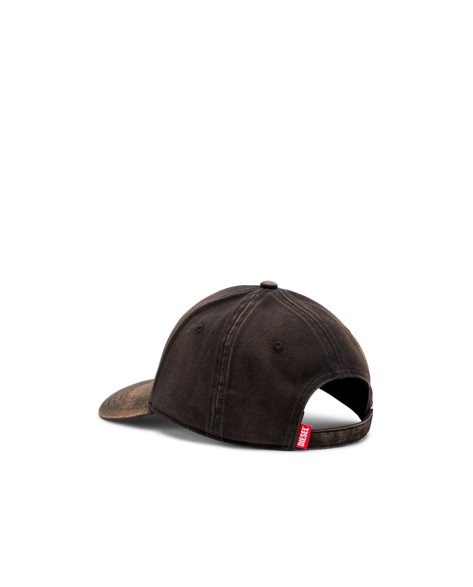 Gorra de béisbol de hombre en sarga de algodón lavada - Diesel - Negro Negro-2