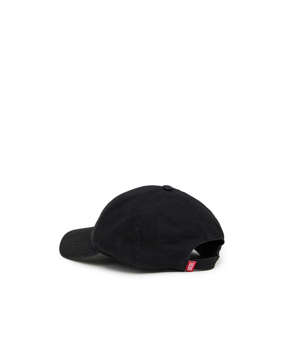 Gorra de hombre con parche Diesel de color - Negro Negro-2