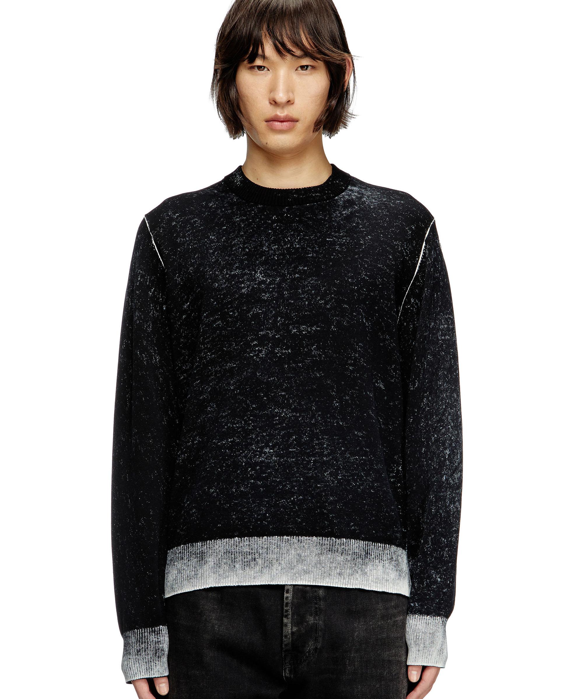 Jersey de hombre DIESEL con cuello redondo - Negro Negro-1