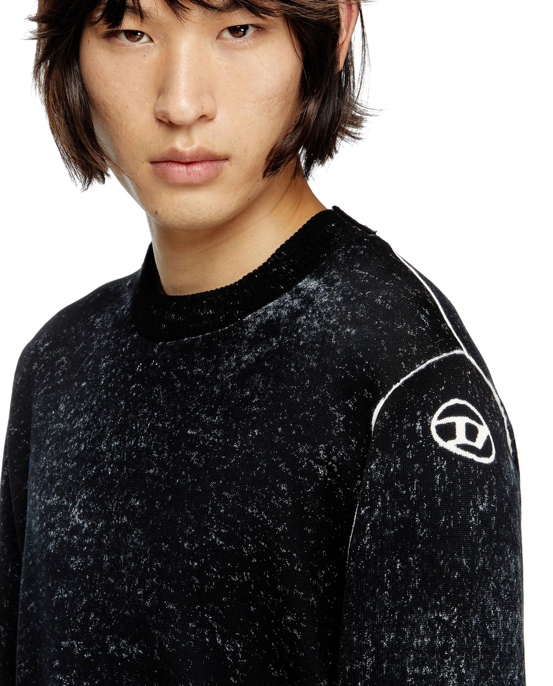 Jersey de hombre DIESEL con cuello redondo - Negro Negro-3