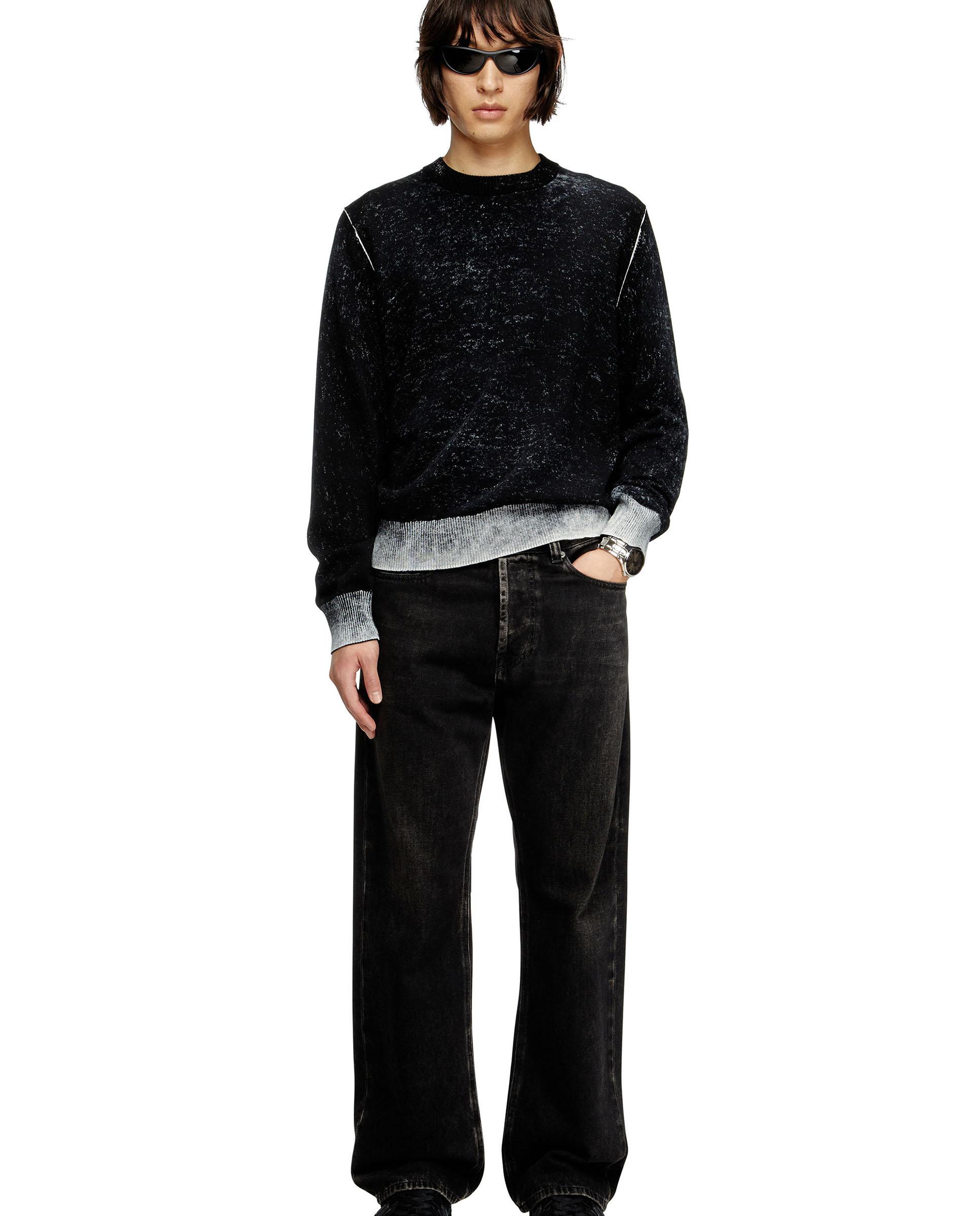 Jersey de hombre DIESEL con cuello redondo - Negro Negro-4