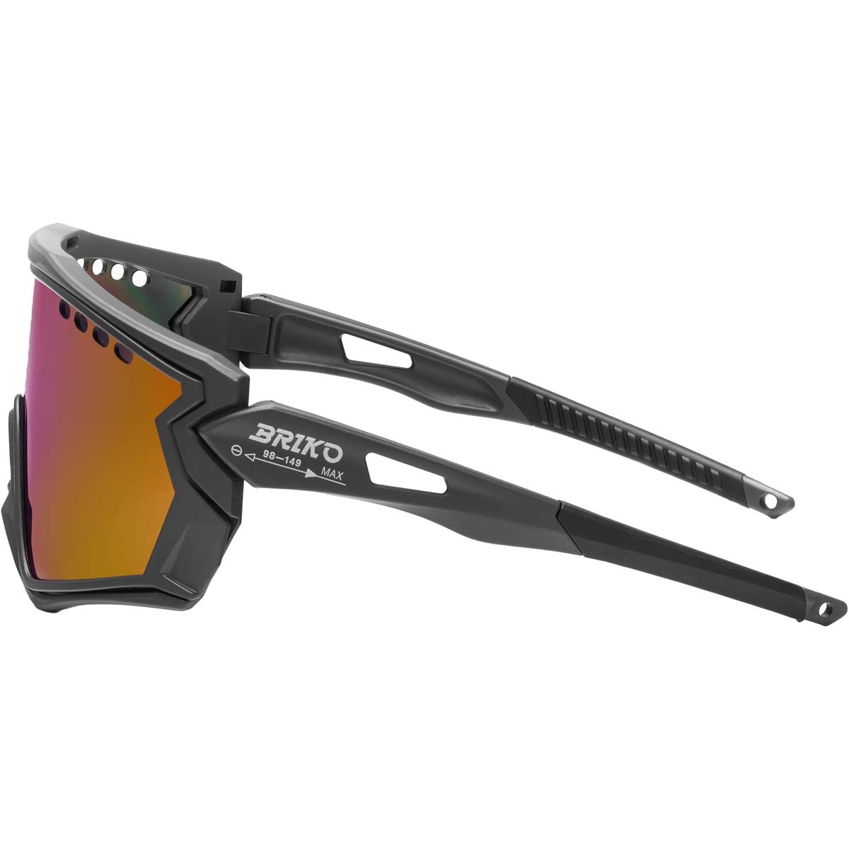 Imagen 3 de Gafas de ciclismo Taiga Briko - Negro Negro