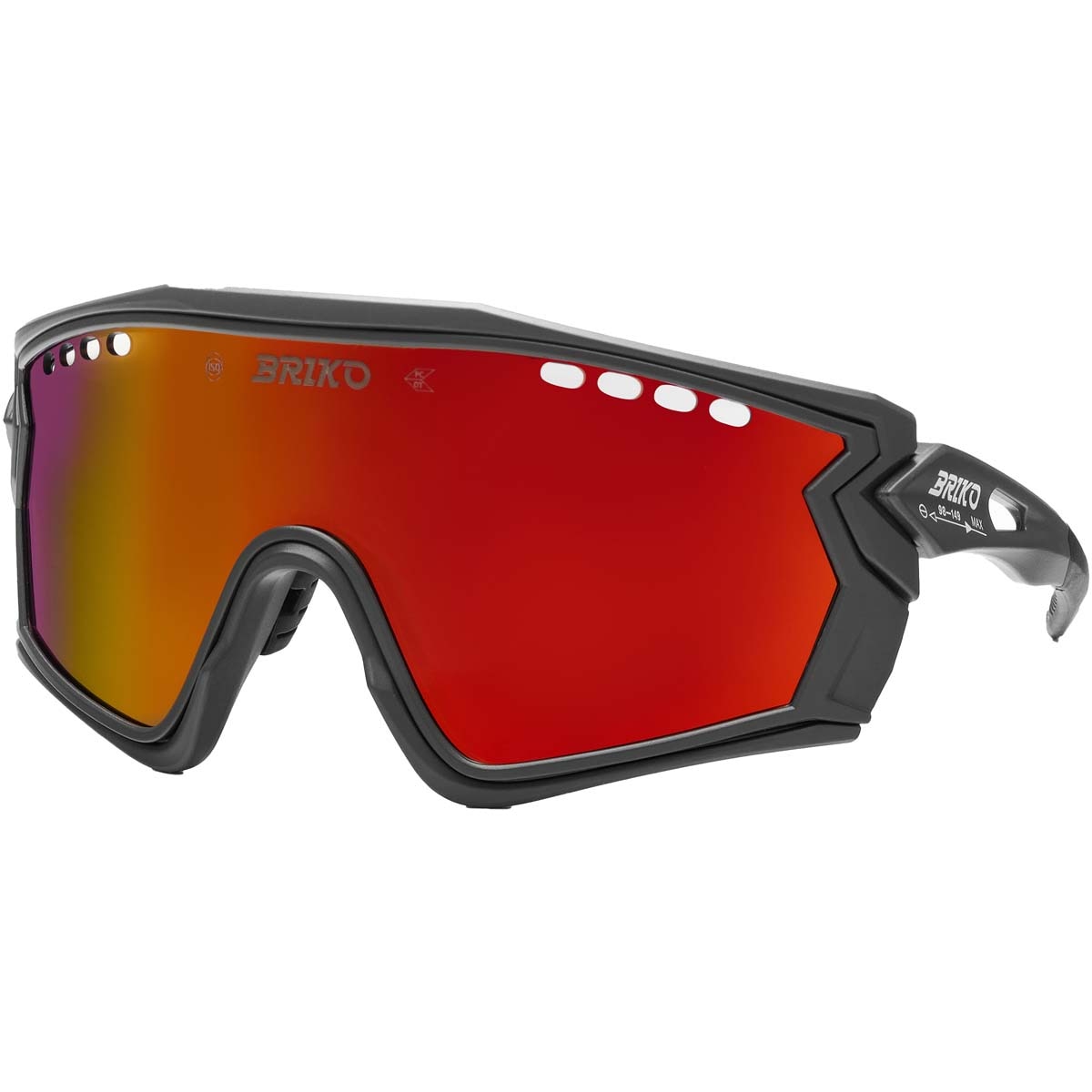 Imagen 4 de Gafas de ciclismo Taiga Briko - Negro Negro