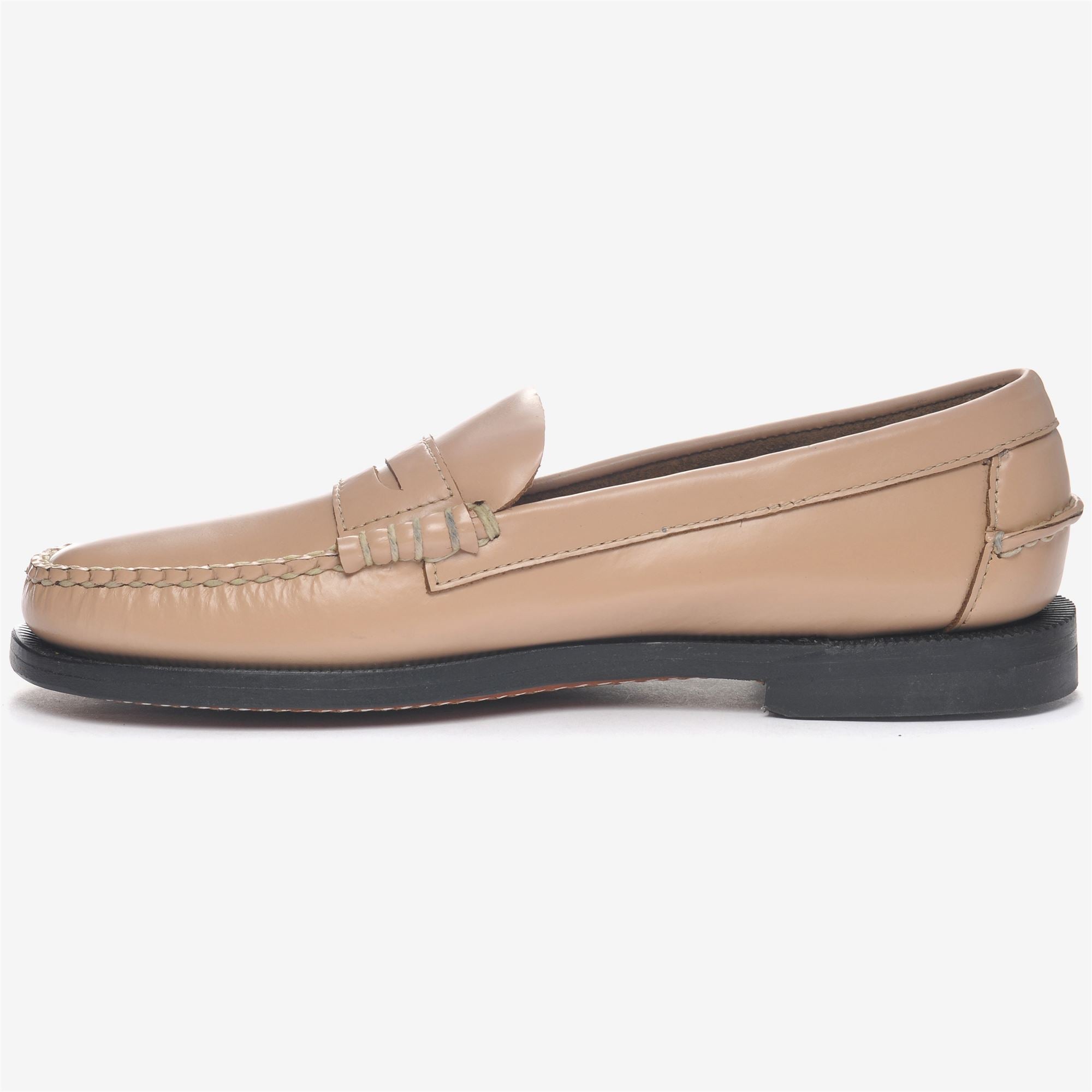 Mocasines de mujer de piel impermeables con suela de cuero - Sebago - Beige Beige-2