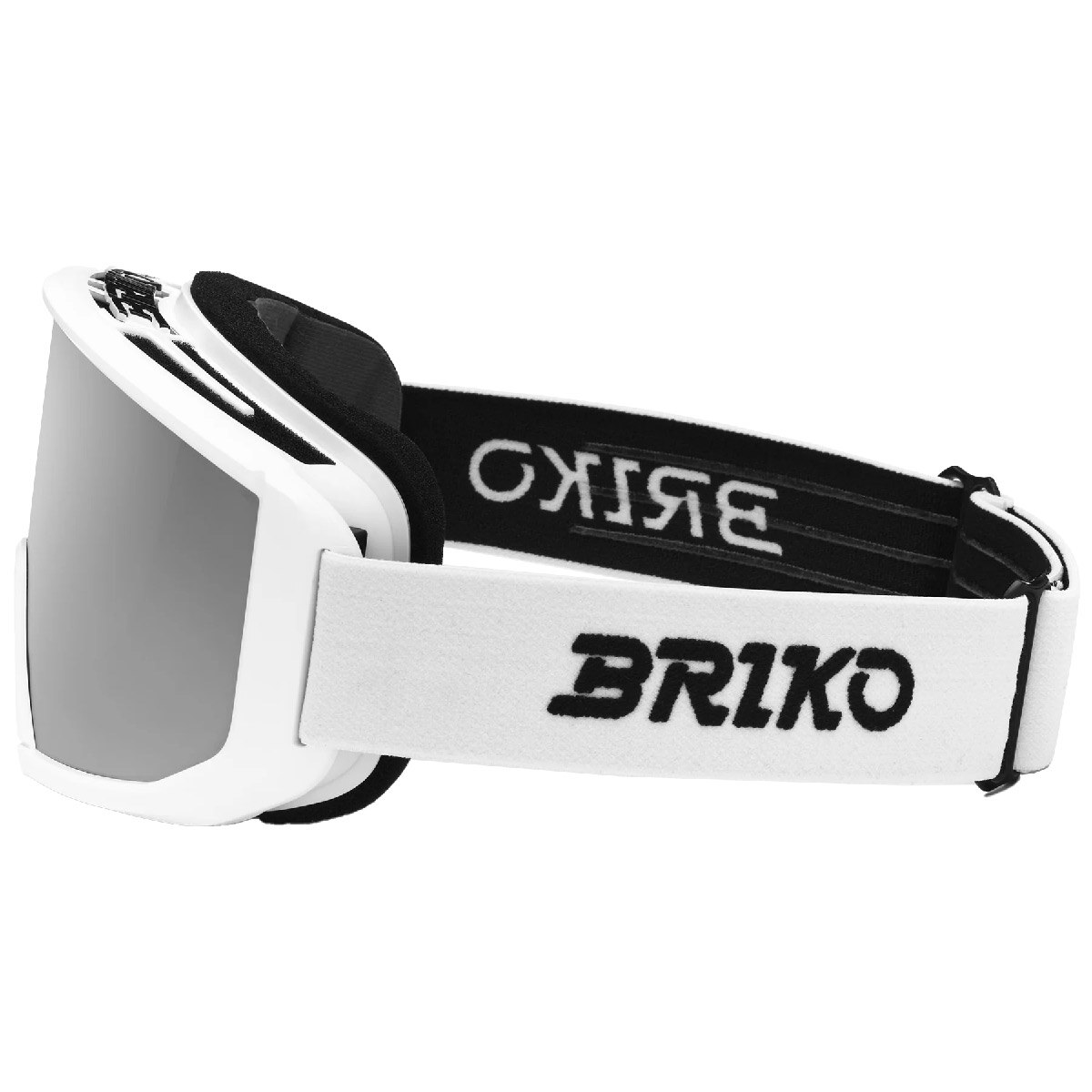 Máscara de nieve Vulcano Mask 2.0 Briko - Blanco Blanco-3