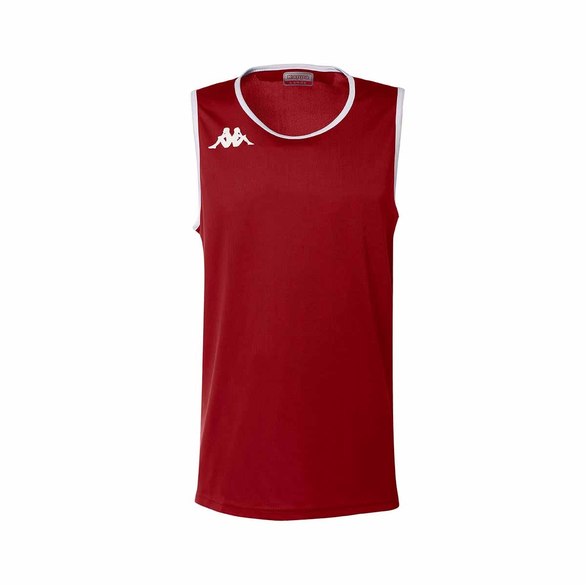 Camiseta de baloncesto de niños Danco Kappa - Rojo Rojo-1