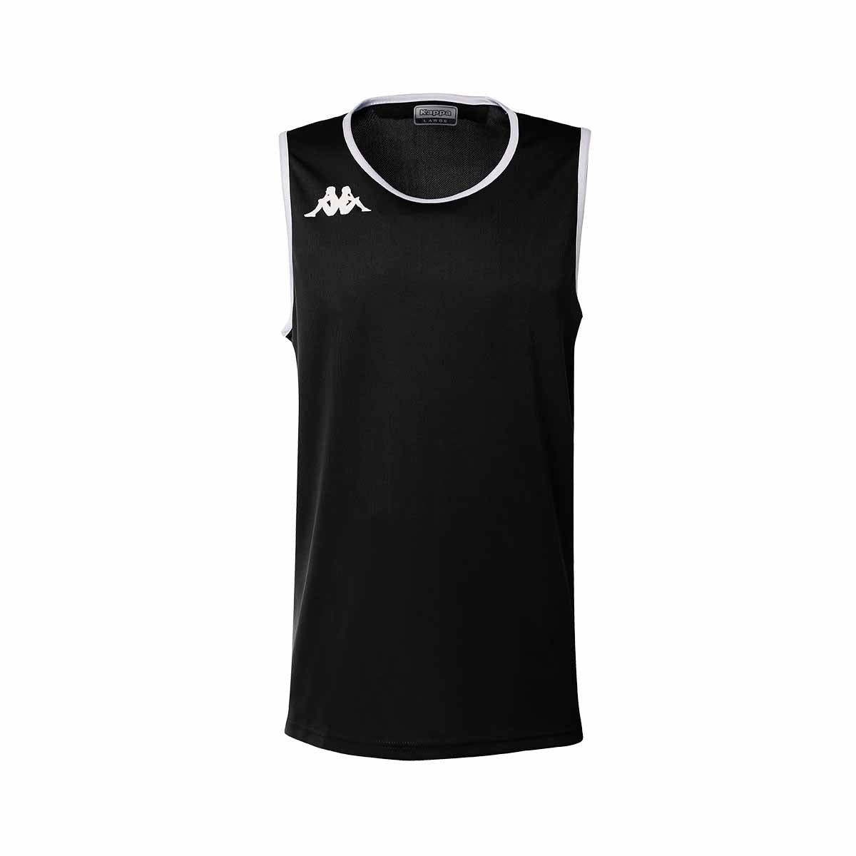 Camiseta de baloncesto de niños Danco Kappa - Negro Negro-1