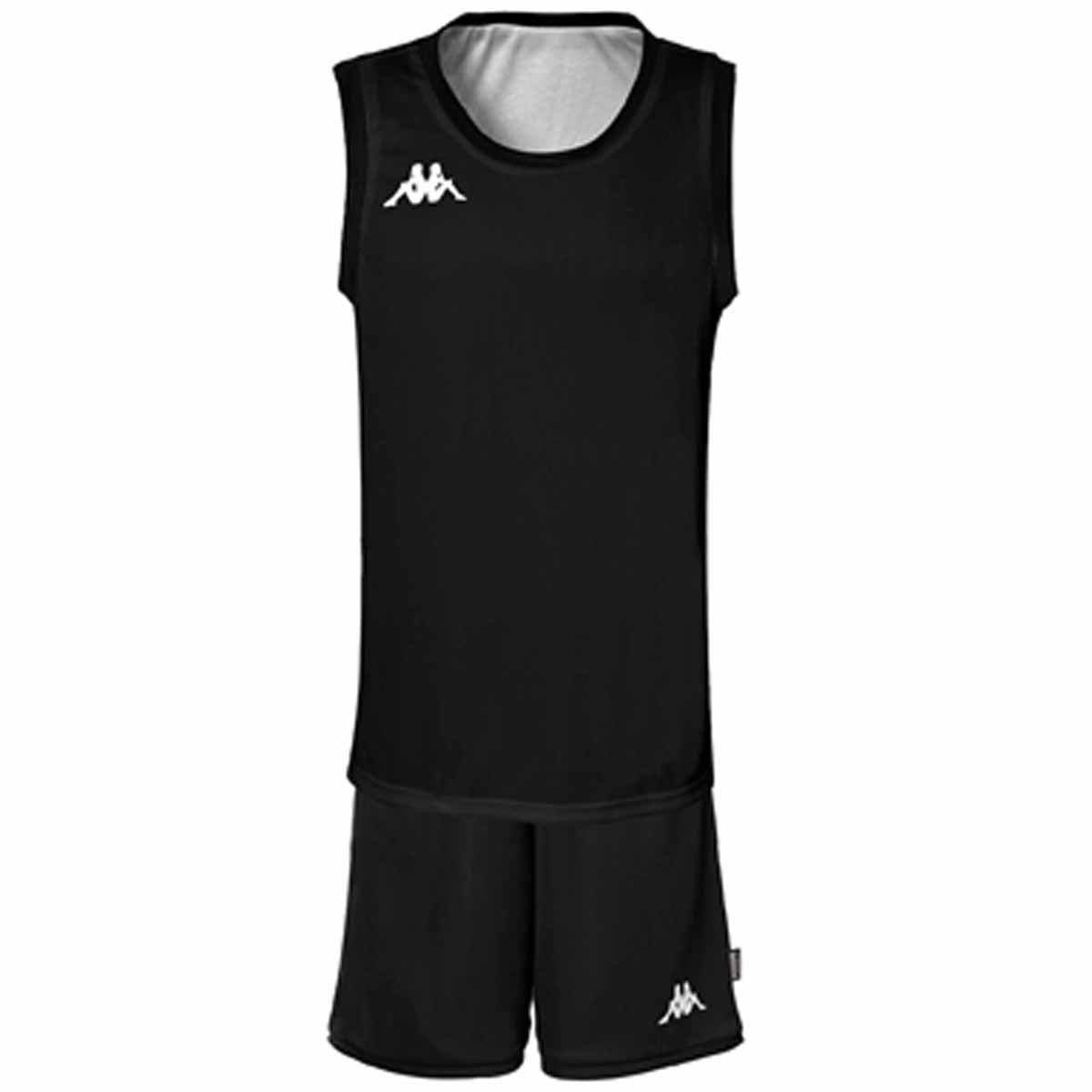Conjunto de baloncesto de niños Dancosi Kappa - Negro Negro-1