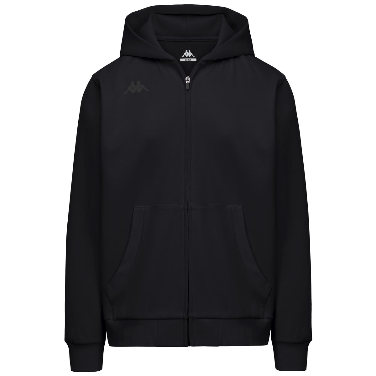Imagen 1 de Sudadera con capucha de fitness de hombre Ivory Kappa Negro
