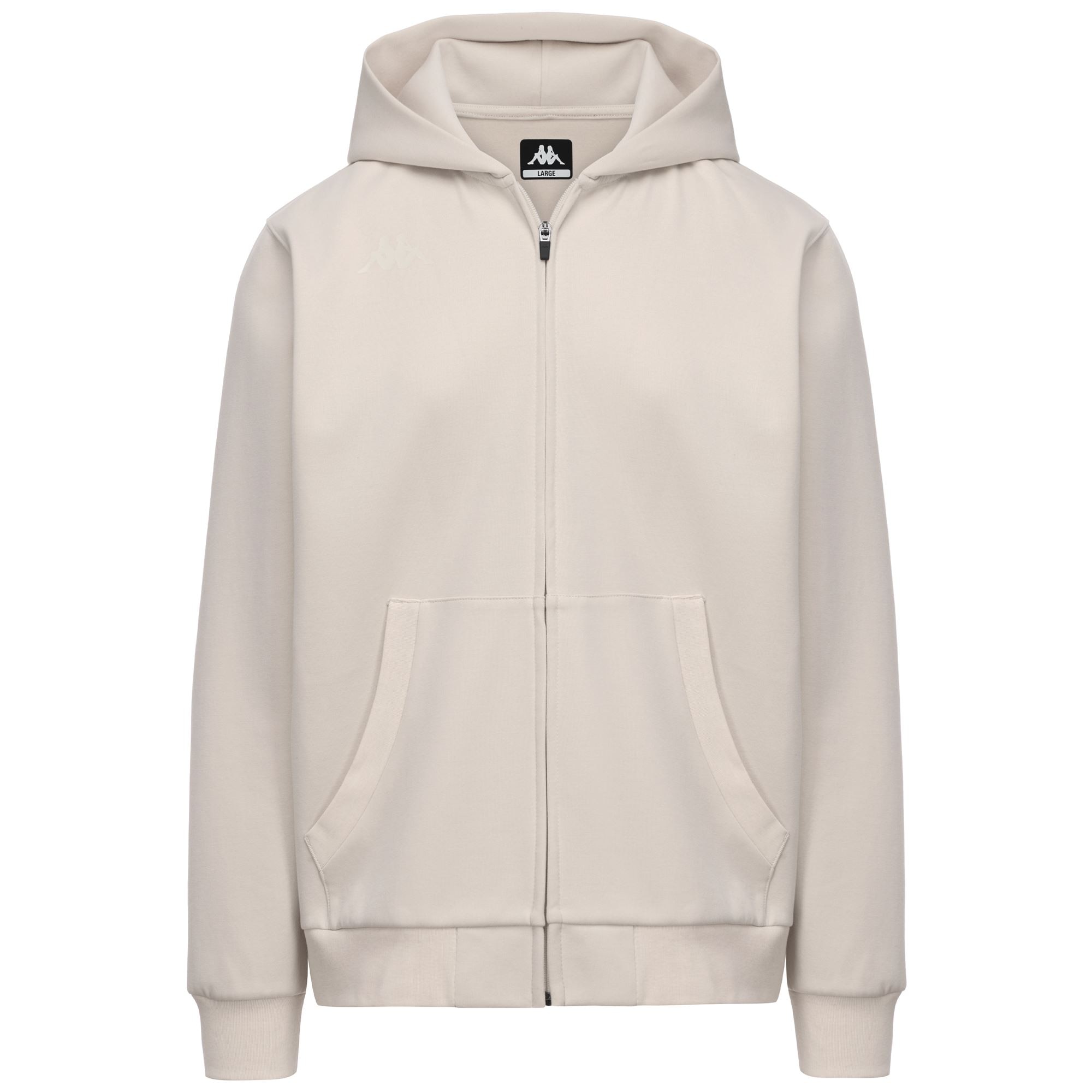 Imagen 1 de Sudadera con capucha de fitness de hombre Ivory Kappa Natural