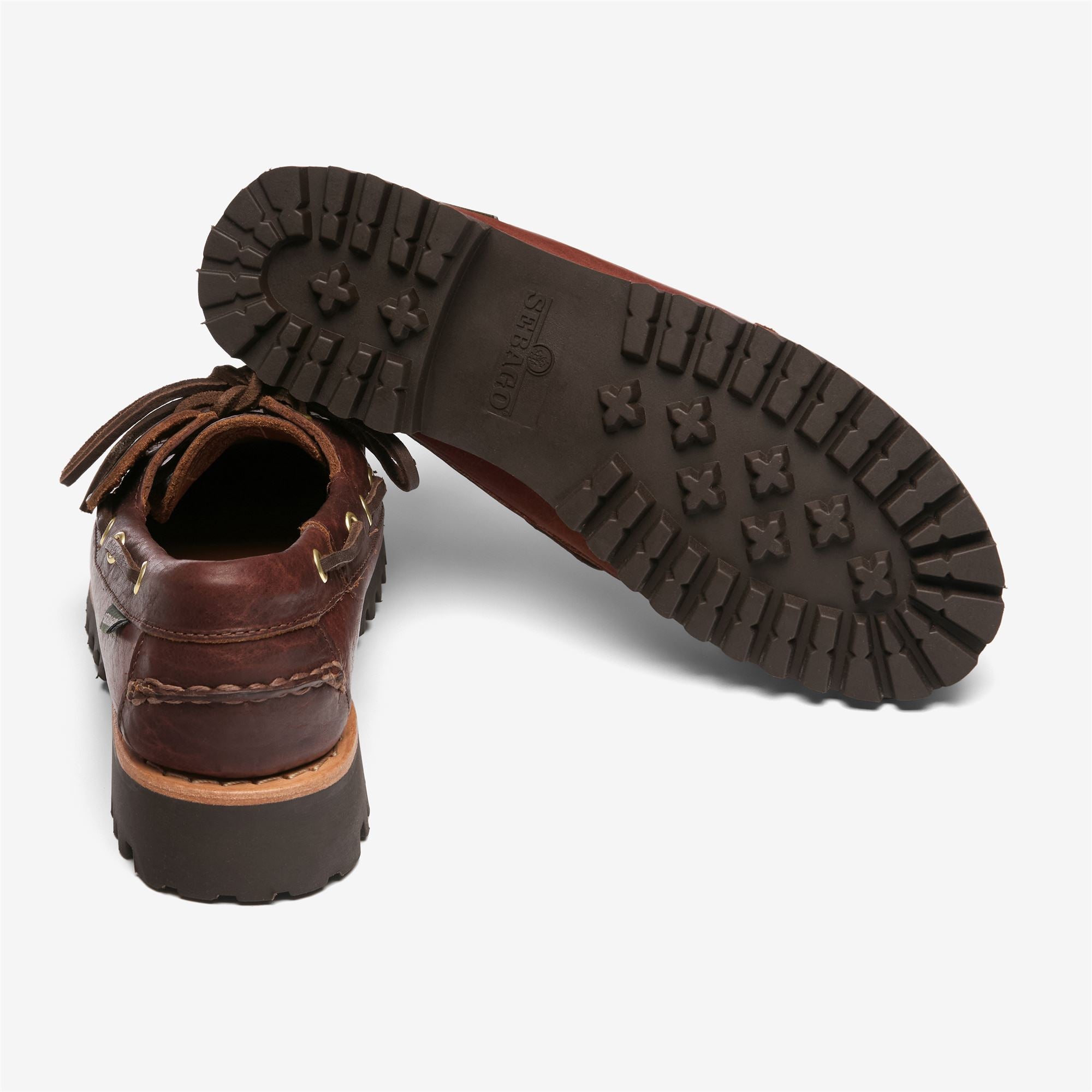 Imagen 4 de Náuticos de mujer de piel con cordones - Sebago - Marrón Marrón