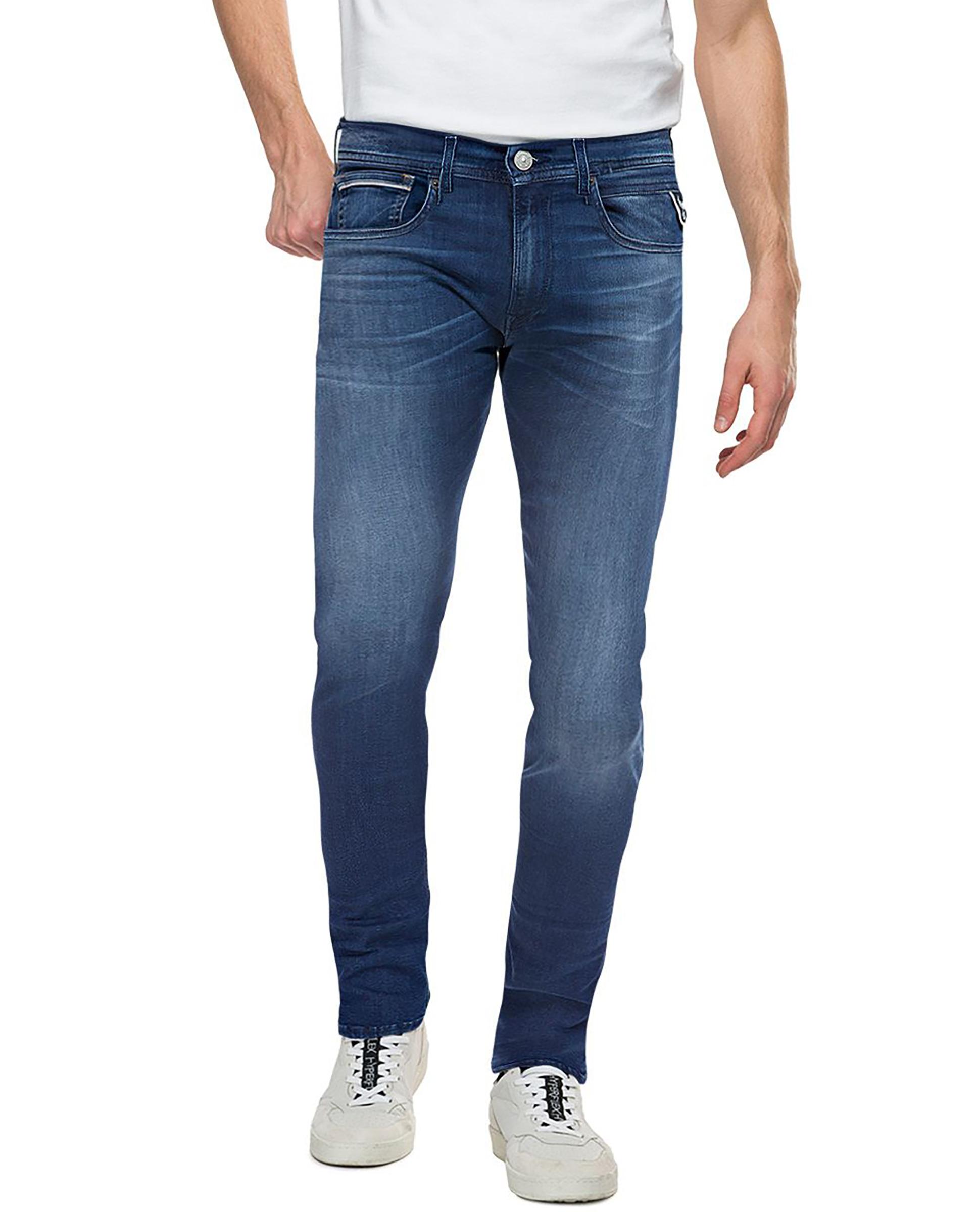 Imagen 0 de Vaquero de hombre slim fit cinco bolsillos Azul