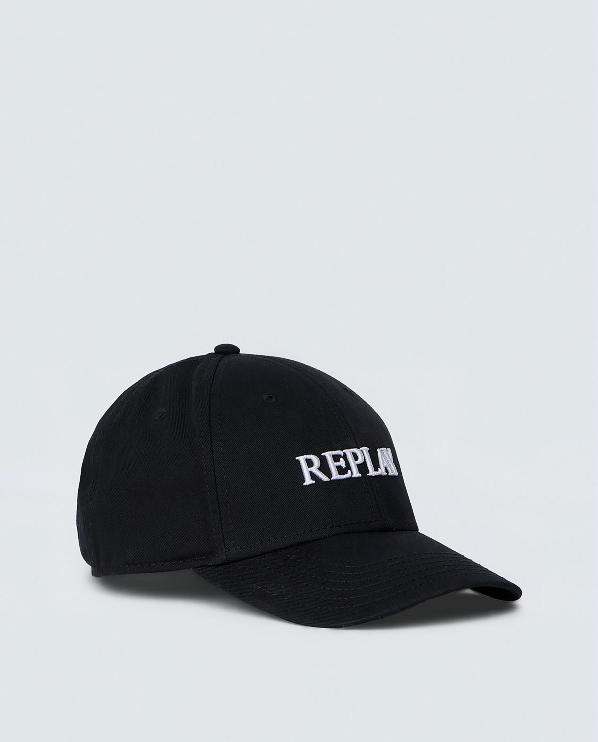 Imagen 0 de Gorra de hombre con logo bordado Negro