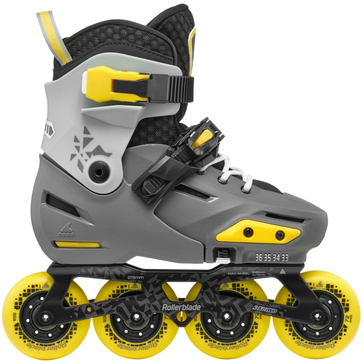 Imagen 3 de Patines de niños APEX Rollerblade - Amarillo Amarillo