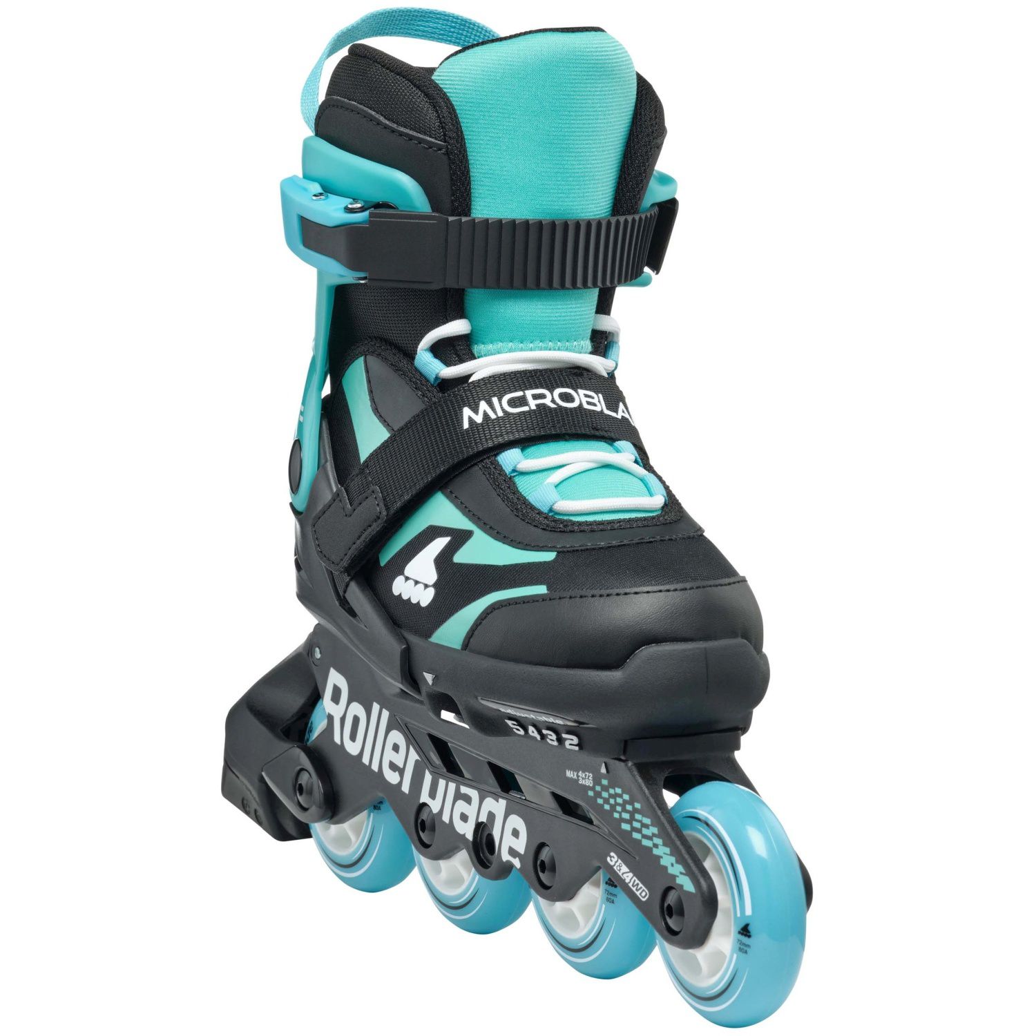 Imagen 4 de Patines de niños MICROBLADE Rollerblade - Negro Negro
