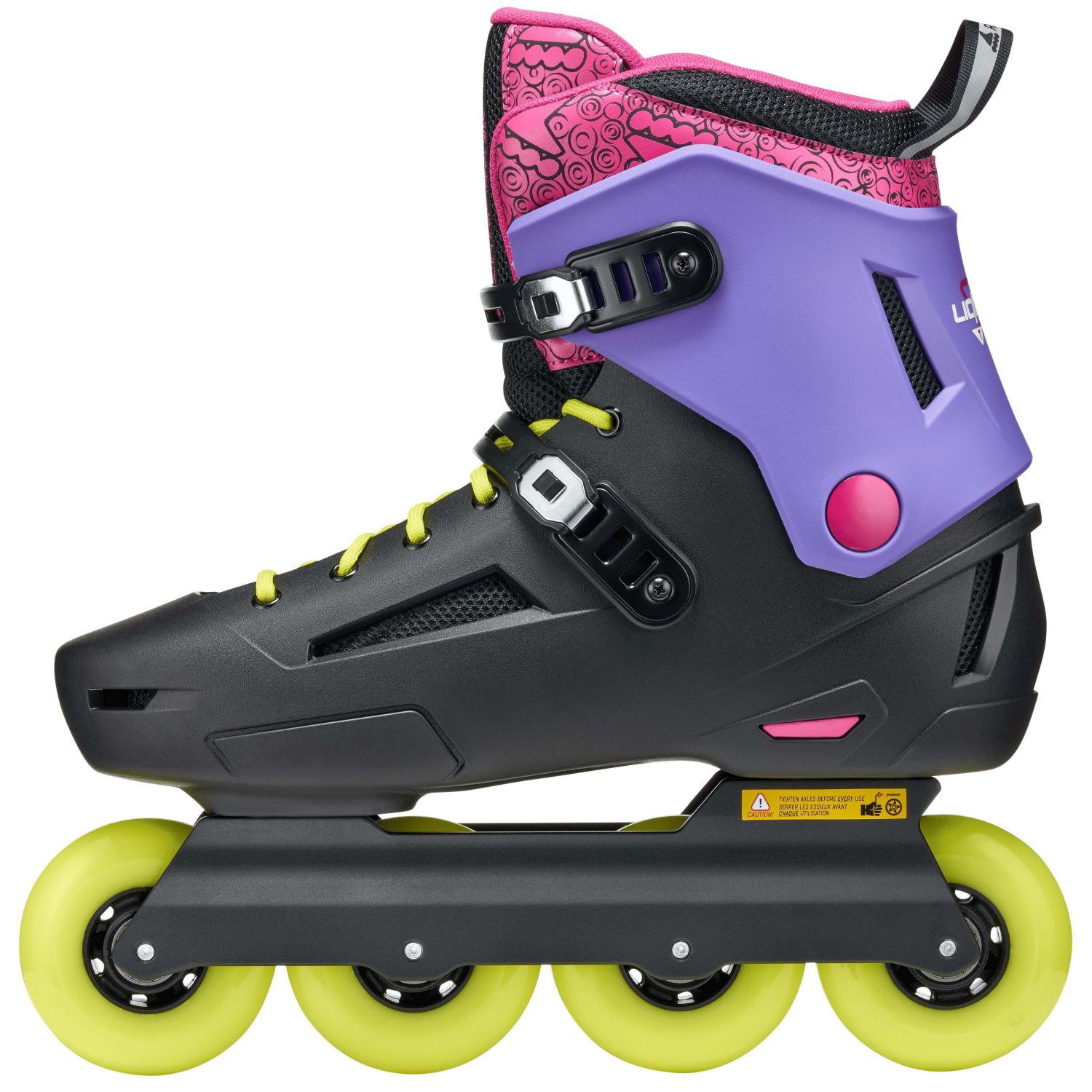 Imagen 2 de Patines unisex lightning trs rollerblade - Negro Negro