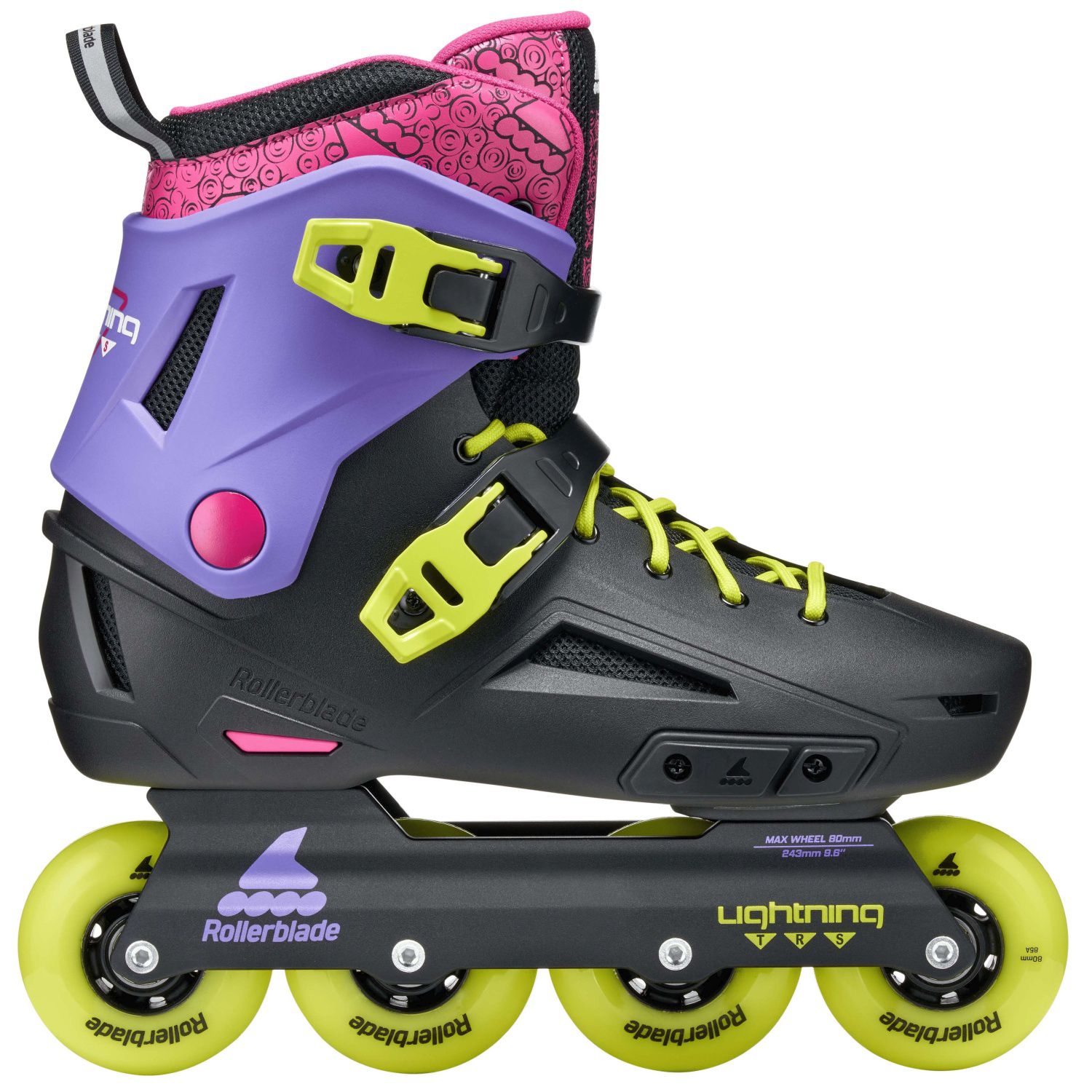 Imagen 5 de Patines unisex lightning trs rollerblade - Negro Negro