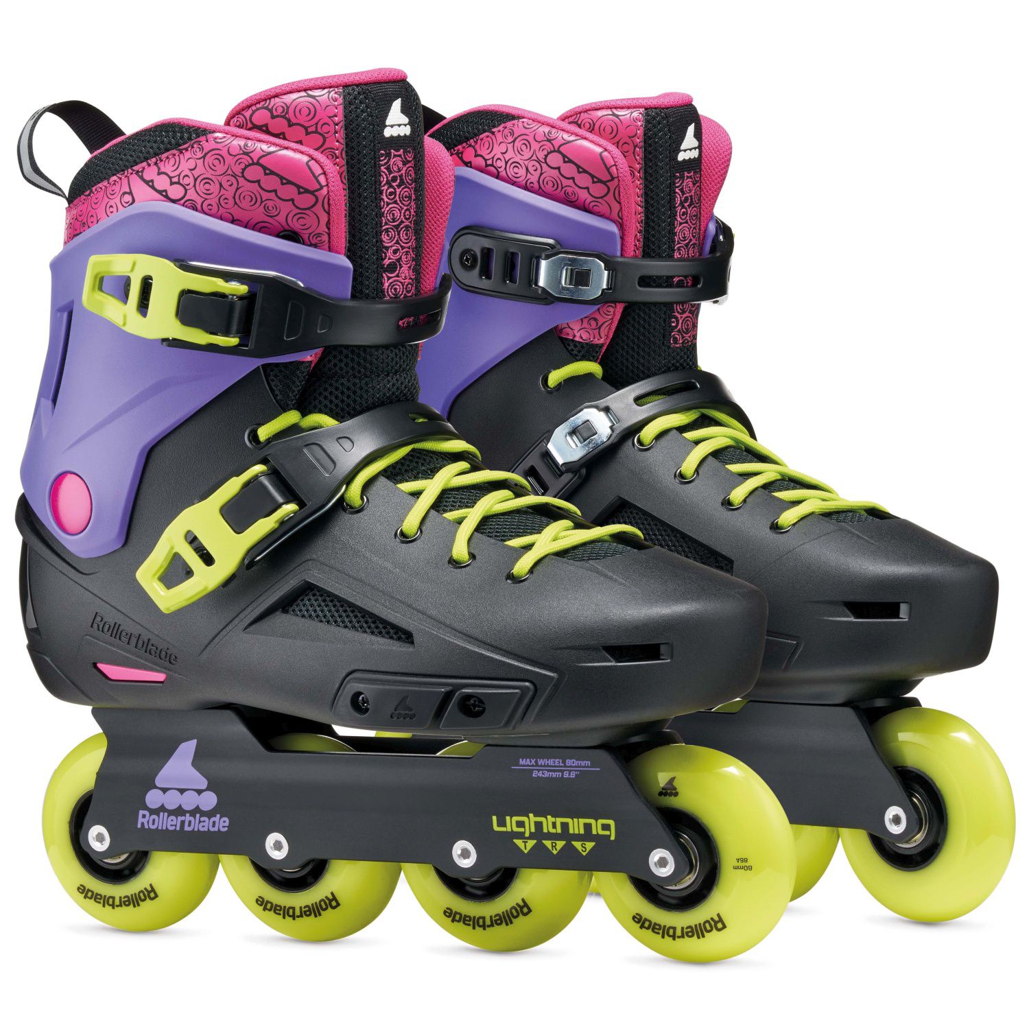 Imagen 7 de Patines unisex lightning trs rollerblade - Negro Negro
