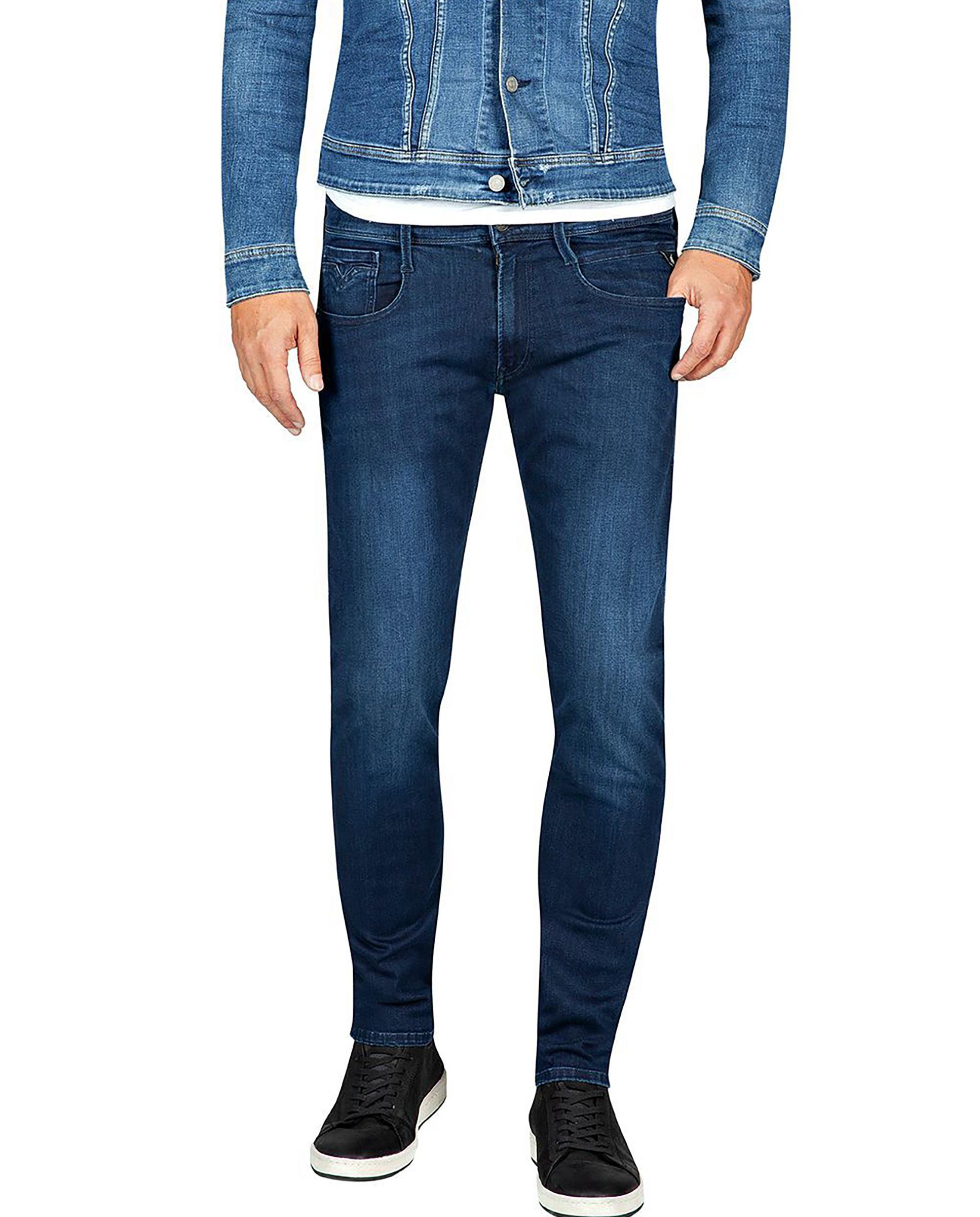 Imagen 0 de Vaquero de hombre slim fit cinco bolsillos Azul