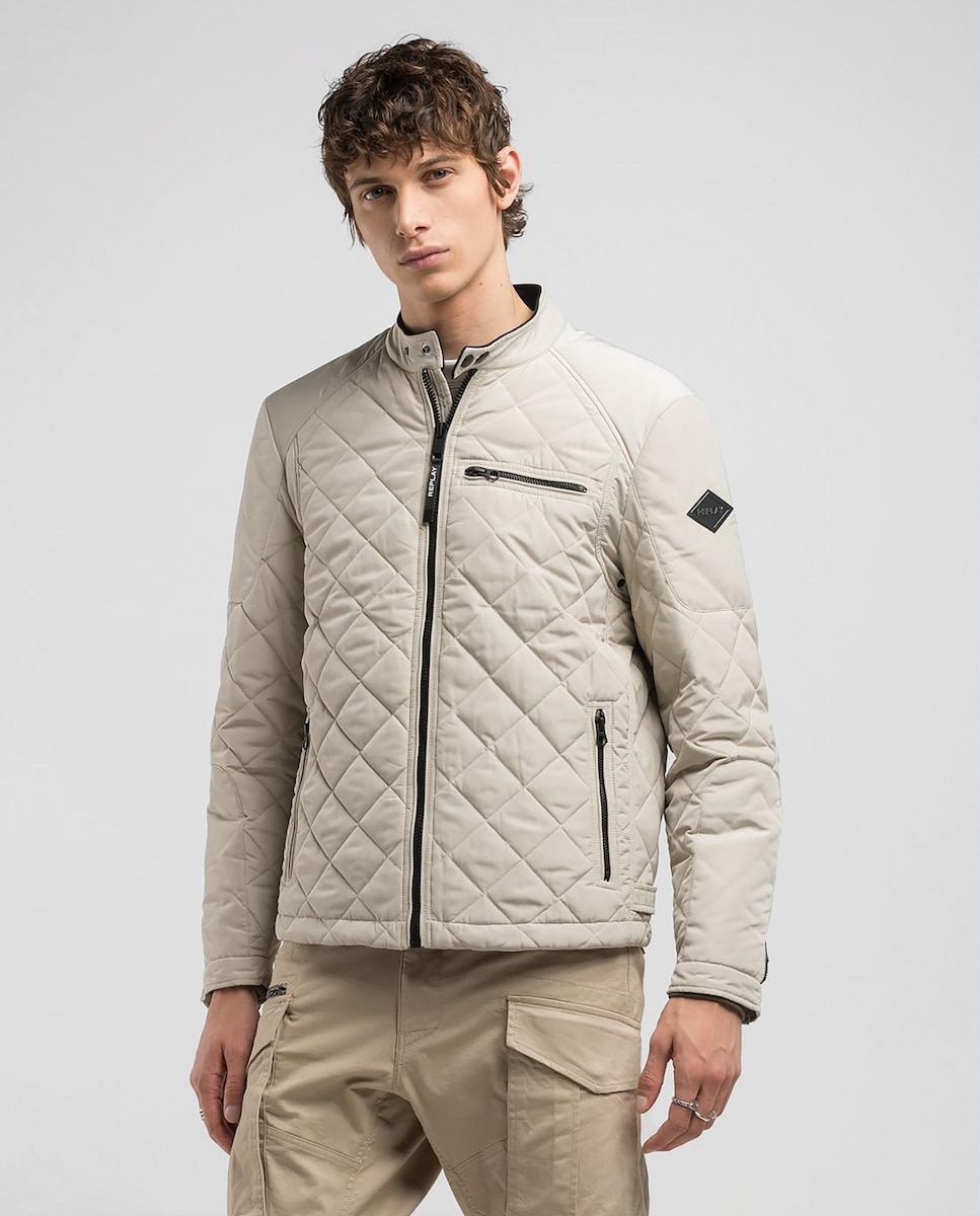 Cazadora de hombre con cremallera y bolsillos · Replay · El Corte