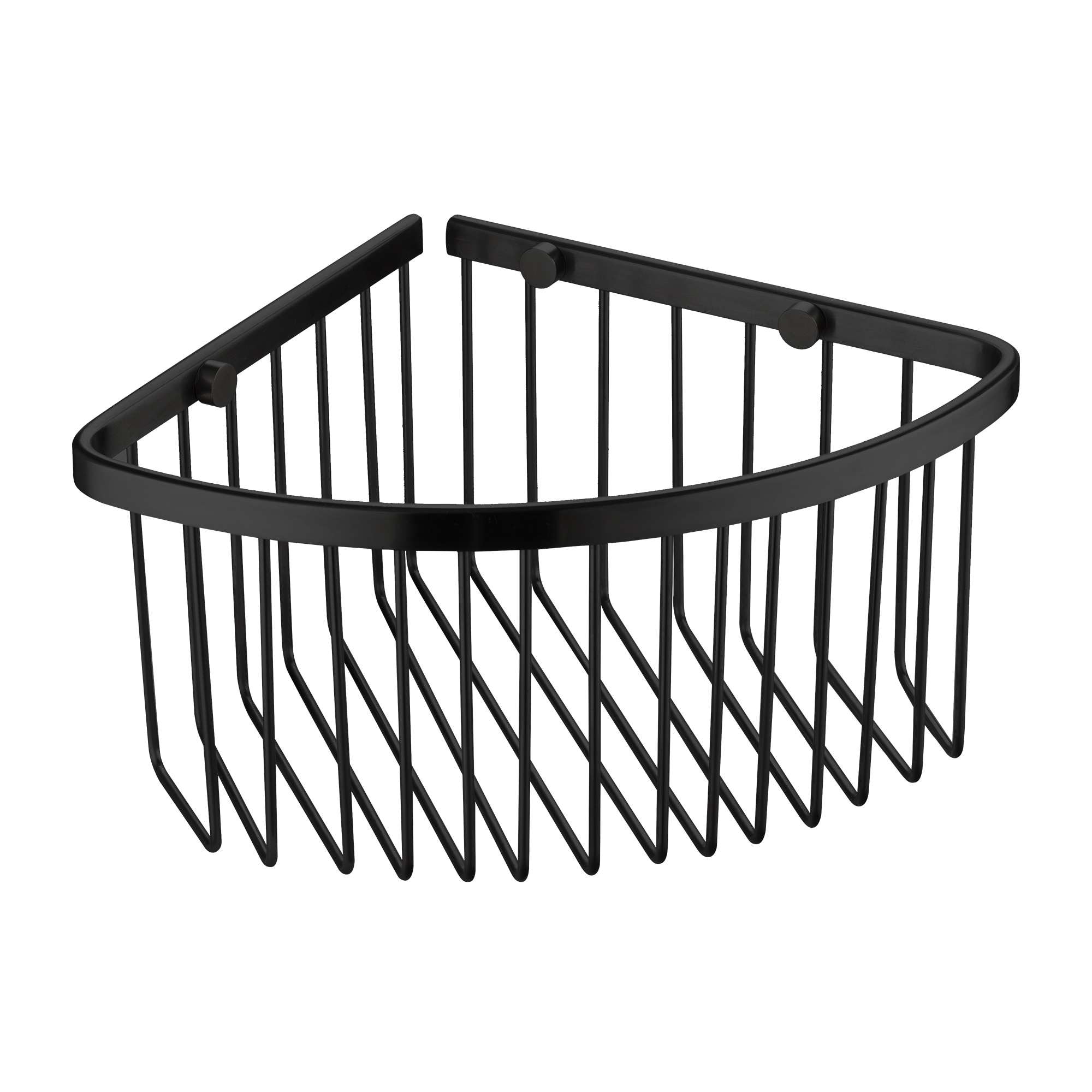 Imagen 1 de Jabonera rinconera de rejilla para atornillar Manillons Torrent - Negro mate Negro mate