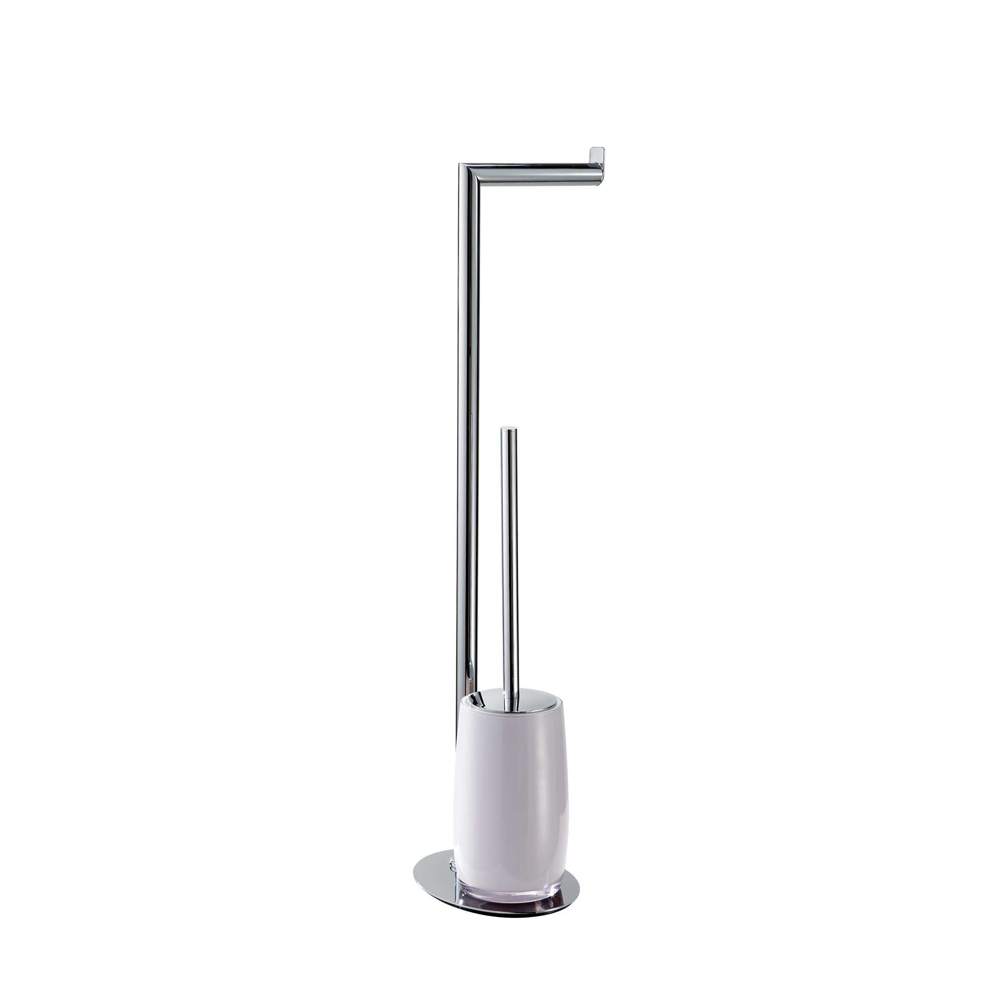 Imagen 1 de Escobillero portarrollo Manillons Torrent - Blanco Blanco