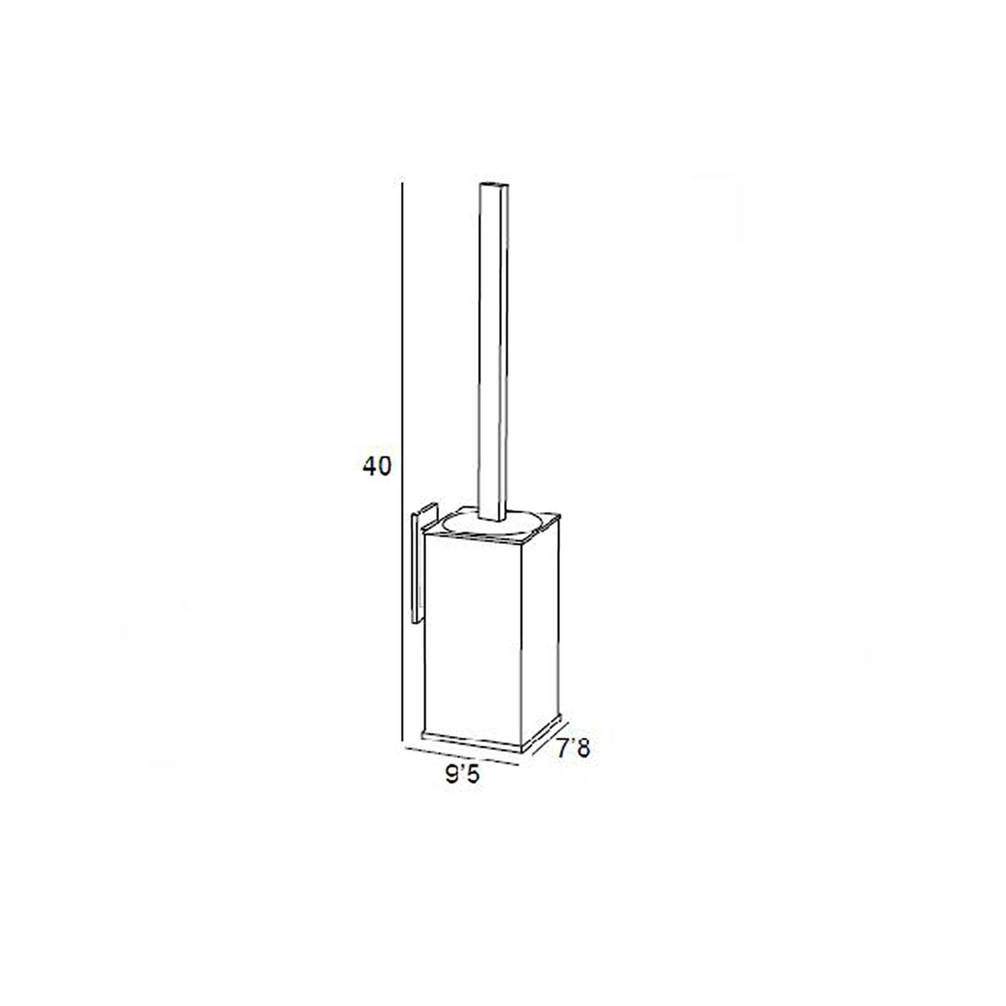 Imagen 2 de Escobillero de pared adhesivo Manillons Torrent - Cromo Cromo