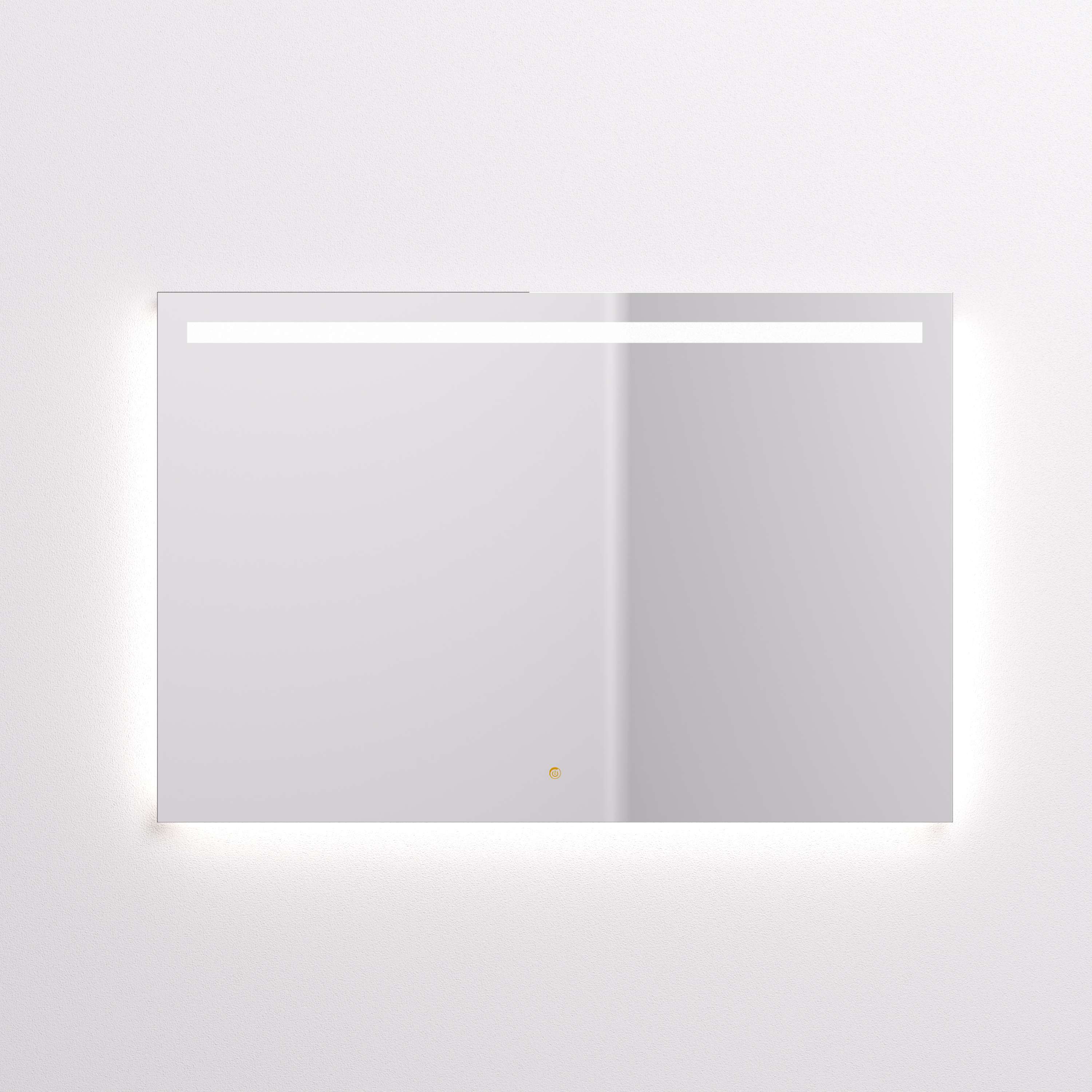 Imagen 1 de Espejo de baño con luz TRILED frontal y perimetral Marcus PLUS Manillons Torrent - 100 x 80 cm