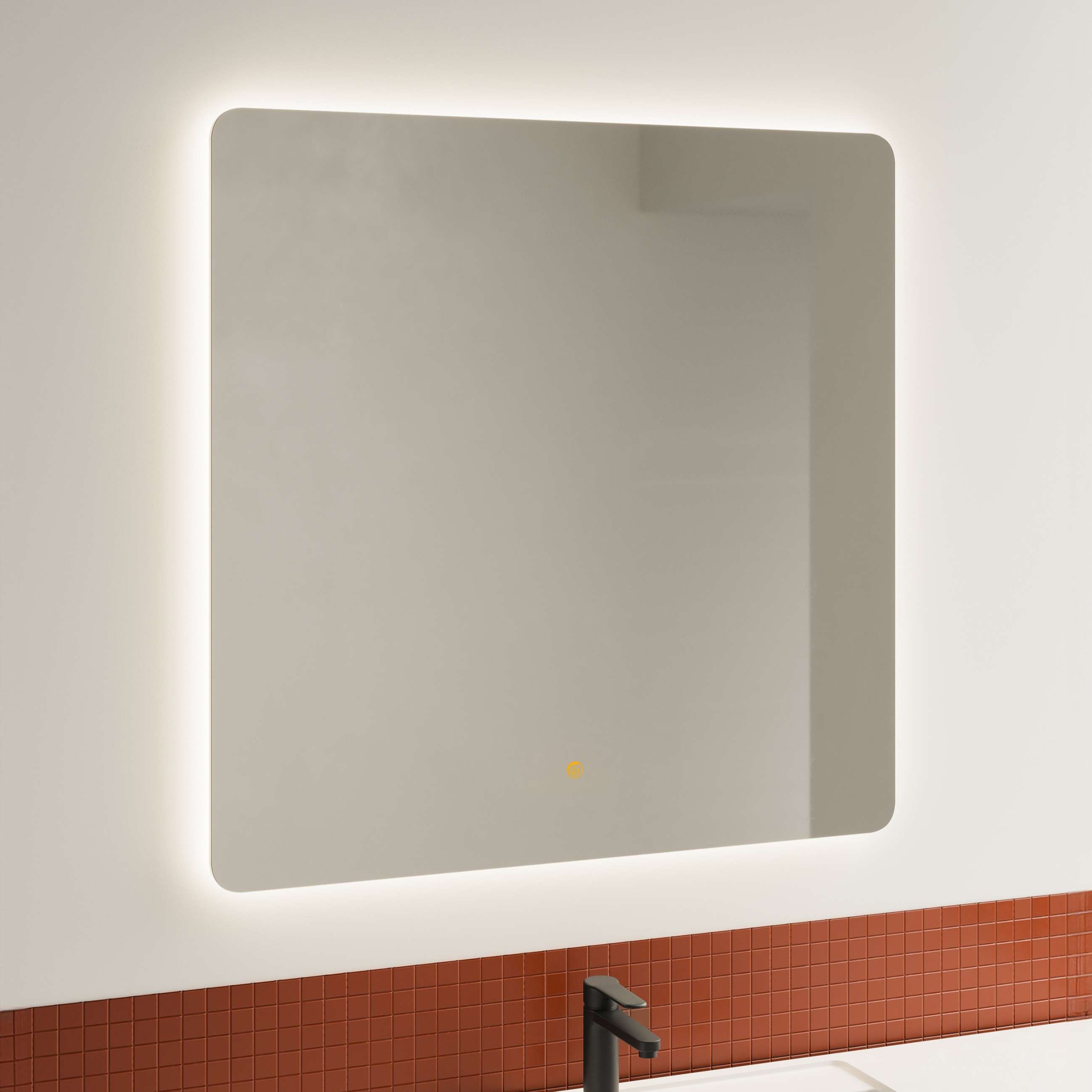 Imagen 2 de Espejo de baño con luz TRILED retroiluminado Brisa versión PLUS Manillons Torrent - 60 x 80 cm
