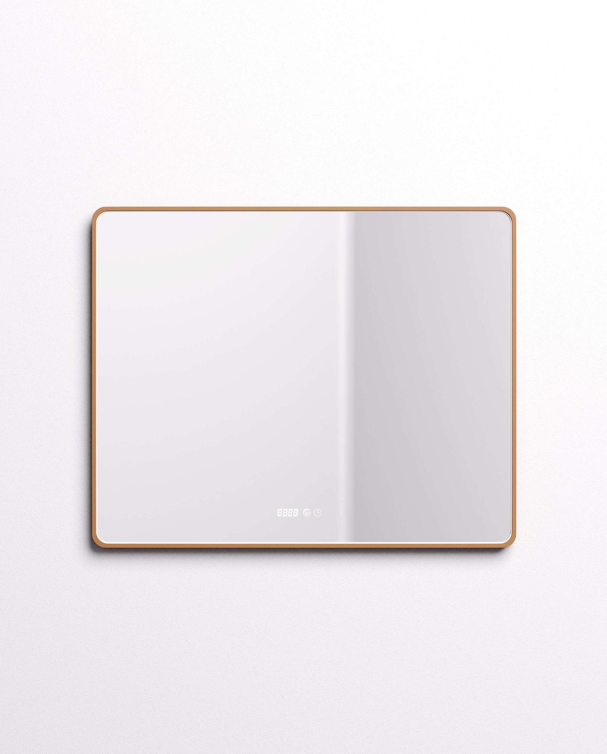 Imagen 1 de Espejo de baño con luz TRILED integrada Tango Manillons Torrent - Bronce Mate 140 x 80 cm Bronce Mate
