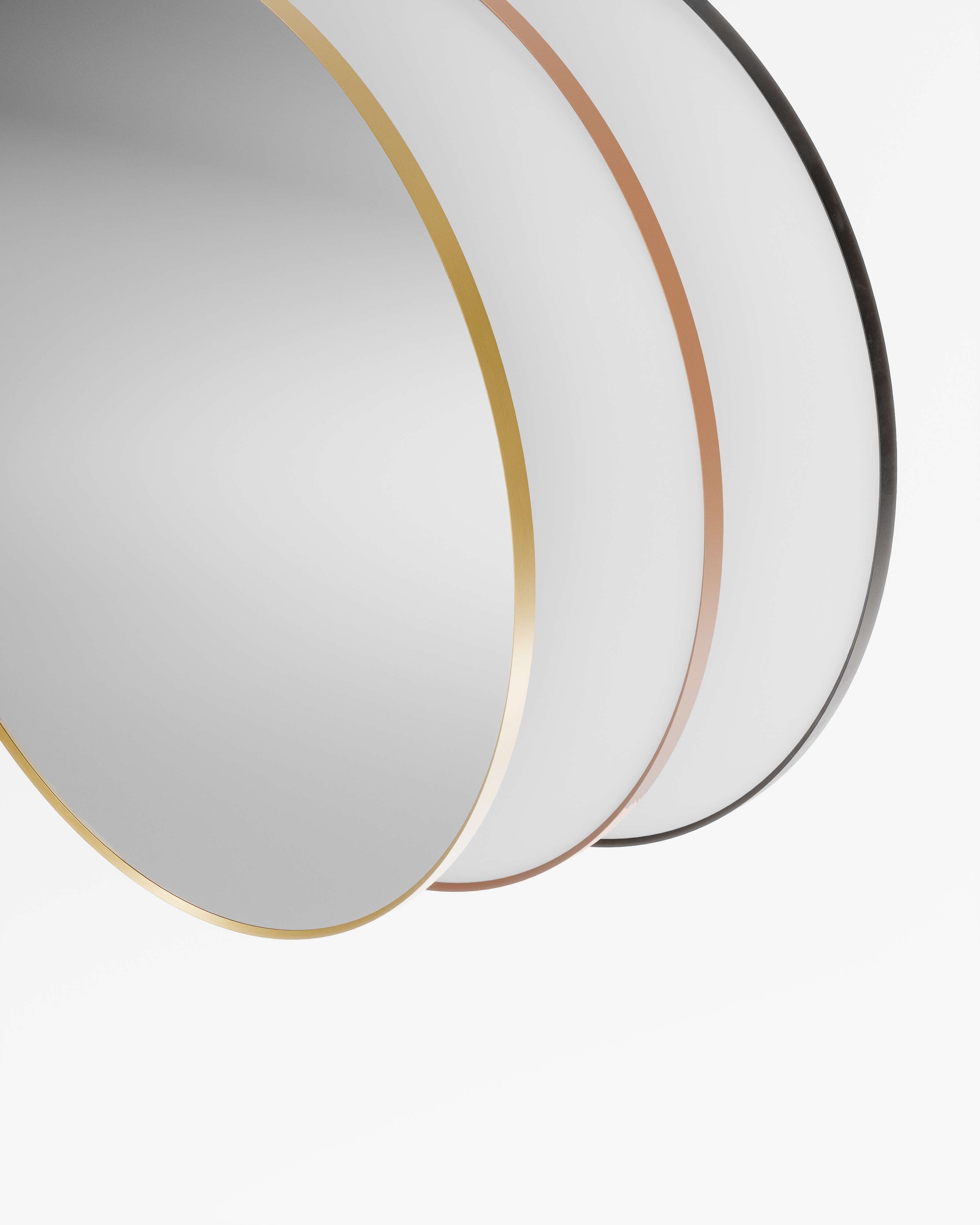 Imagen 3 de Espejo de baño con luz TRILED retroiluminada Cos Manillons Torrent - Oro 100 cm Oro