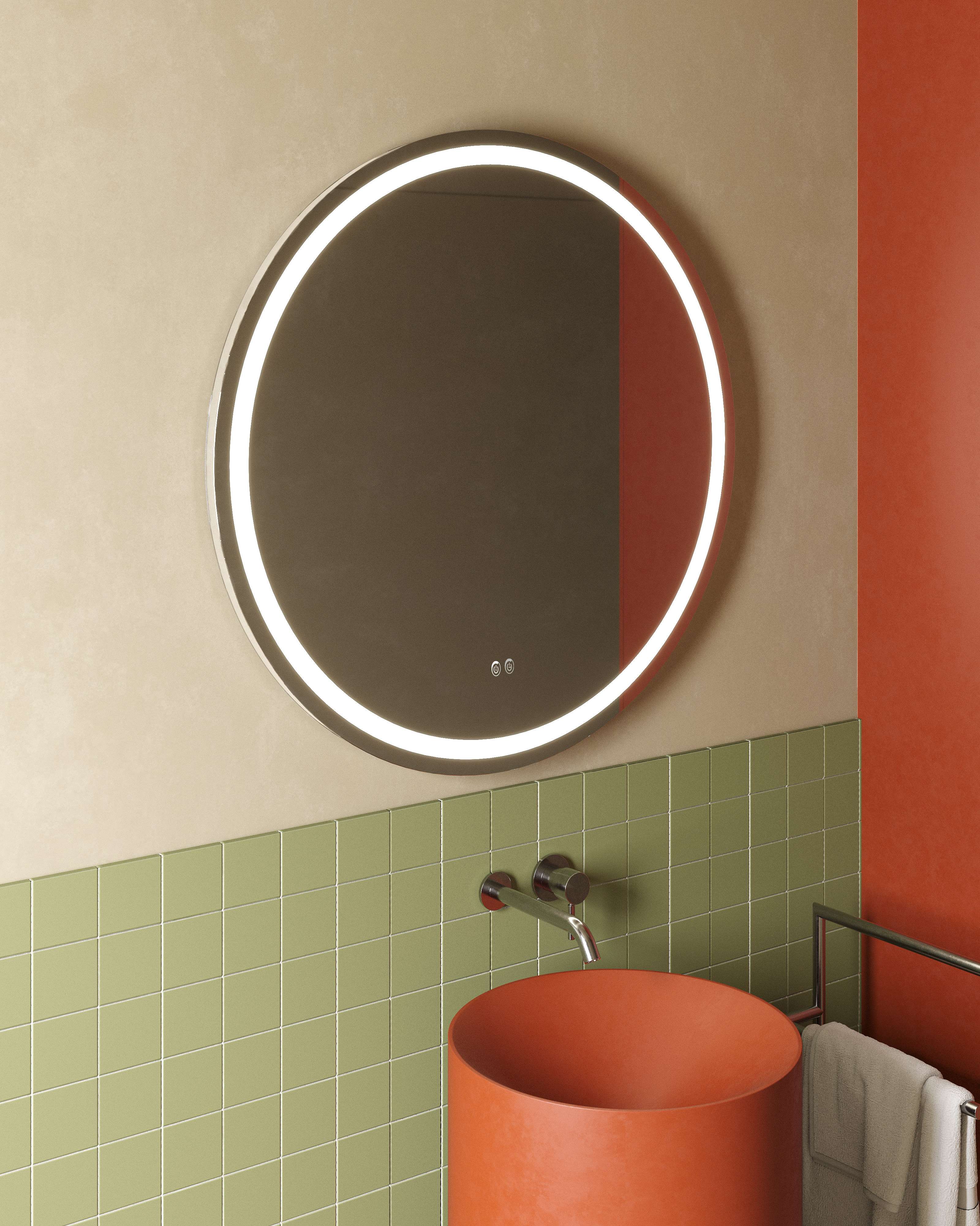 Espejo de baño con luz TRILED frontal y retroiluminada Llum Manillons Torrent - 70 cm 3