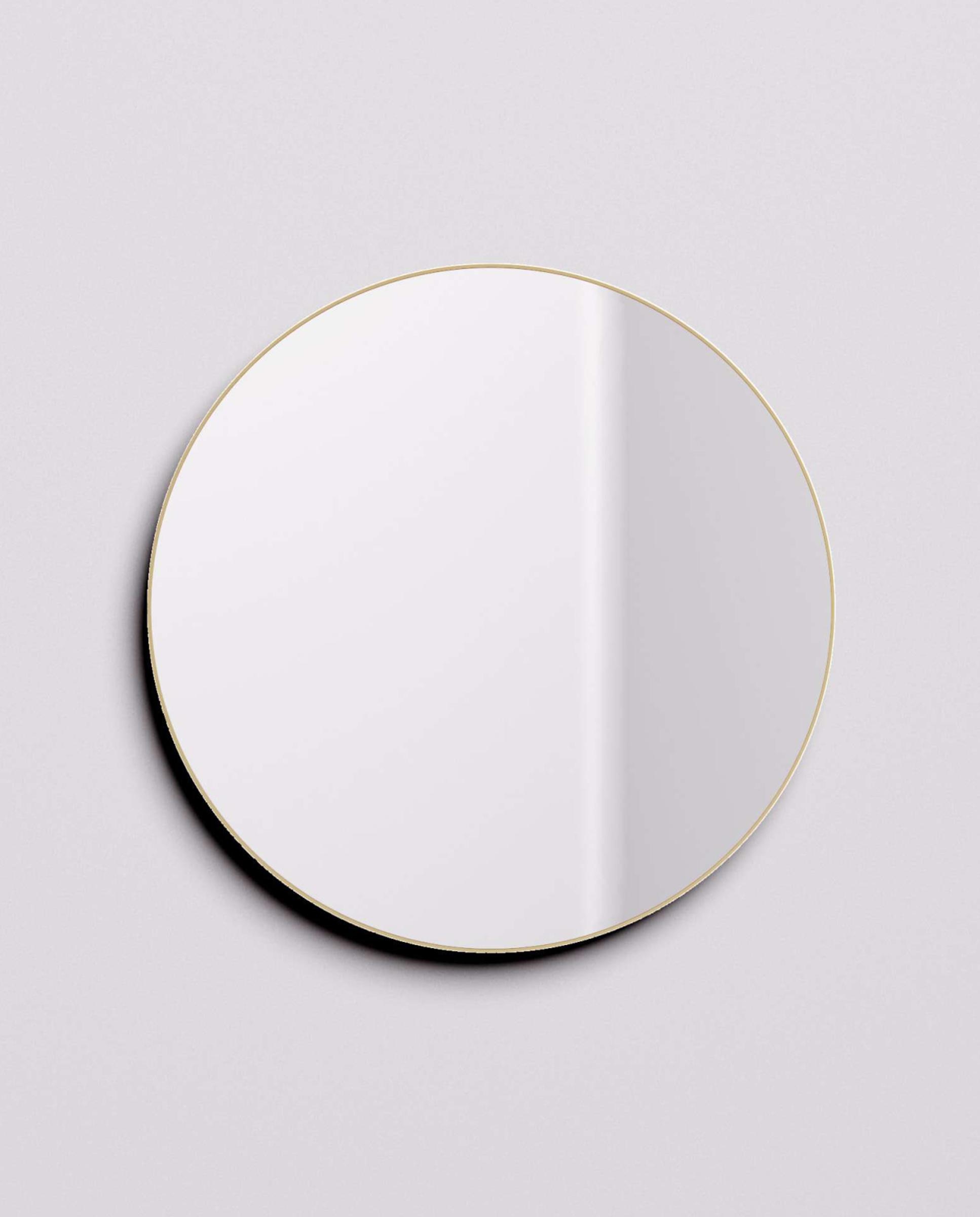 Imagen 2 de Espejo de baño circular Norm Manillons Torrent - Oro 100 cm Oro
