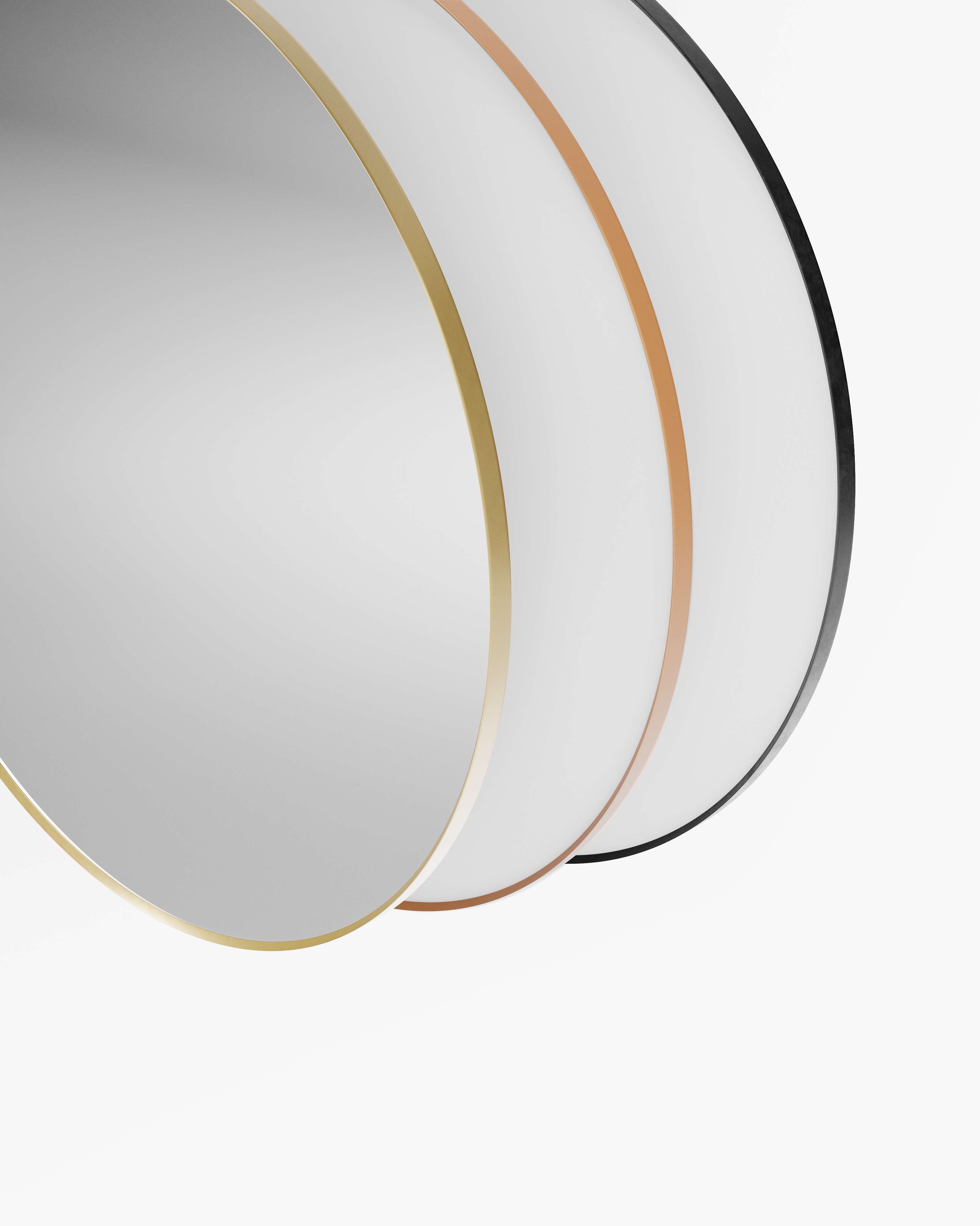 Imagen 4 de Espejo de baño circular Norm Manillons Torrent - Oro 100 cm Oro