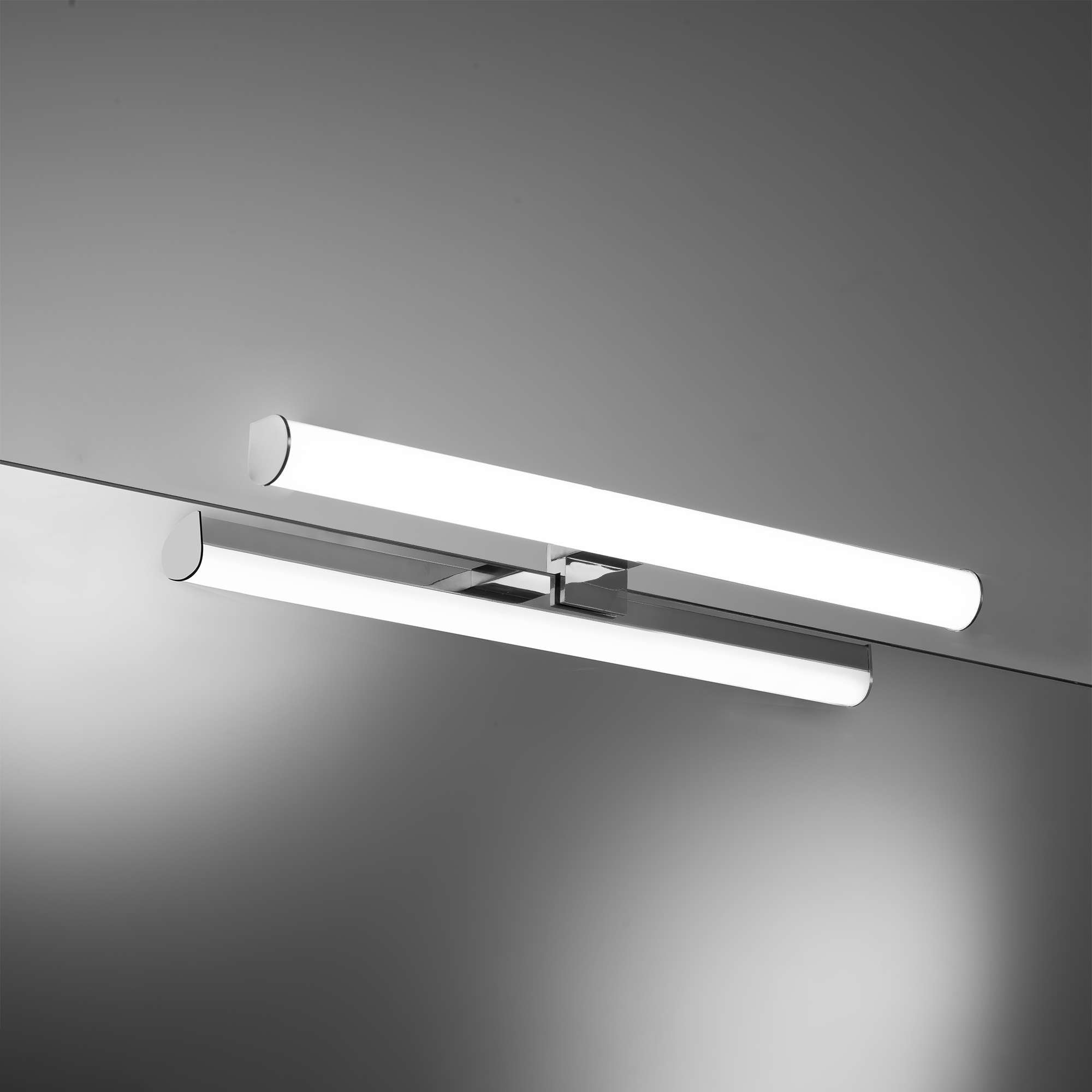 Aplique de luz LED redondo para baño Manillons Torrent - Cromo Mediano Cromo-2