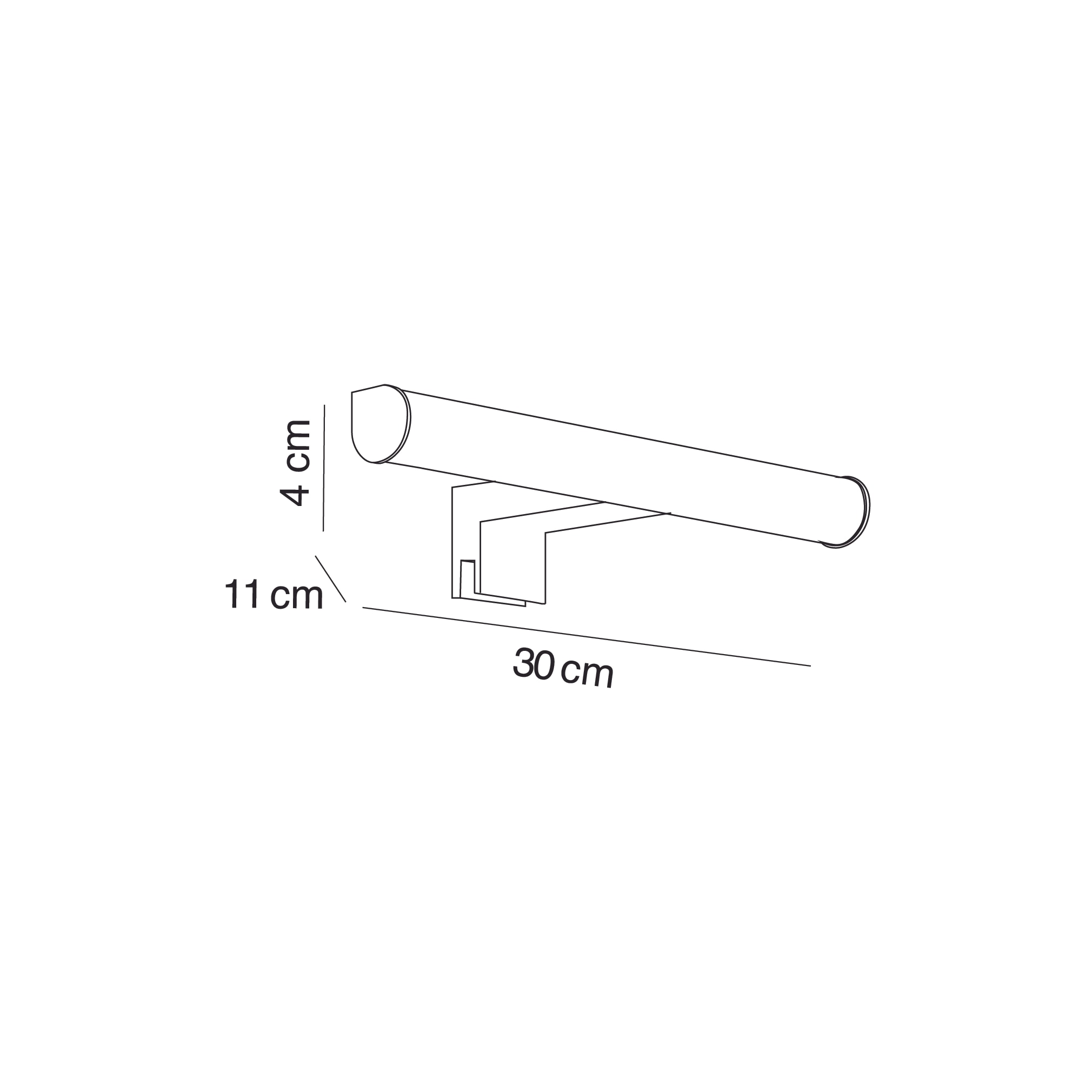 Aplique de luz LED redondo para baño Manillons Torrent - Cromo Mediano Cromo-5