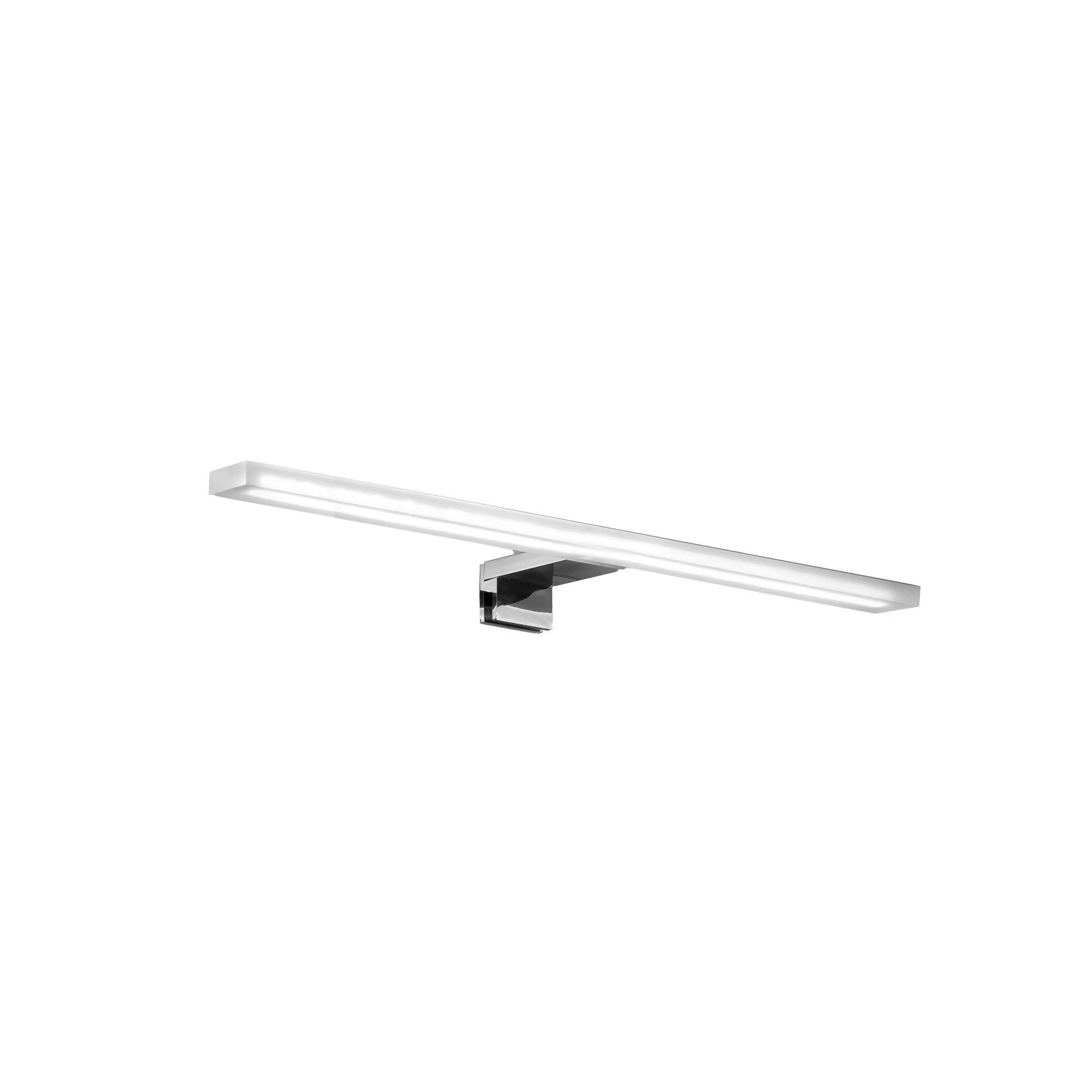 Imagen 0 de Aplique de luz LED rectangular para baño Manillons Torrent Cromo