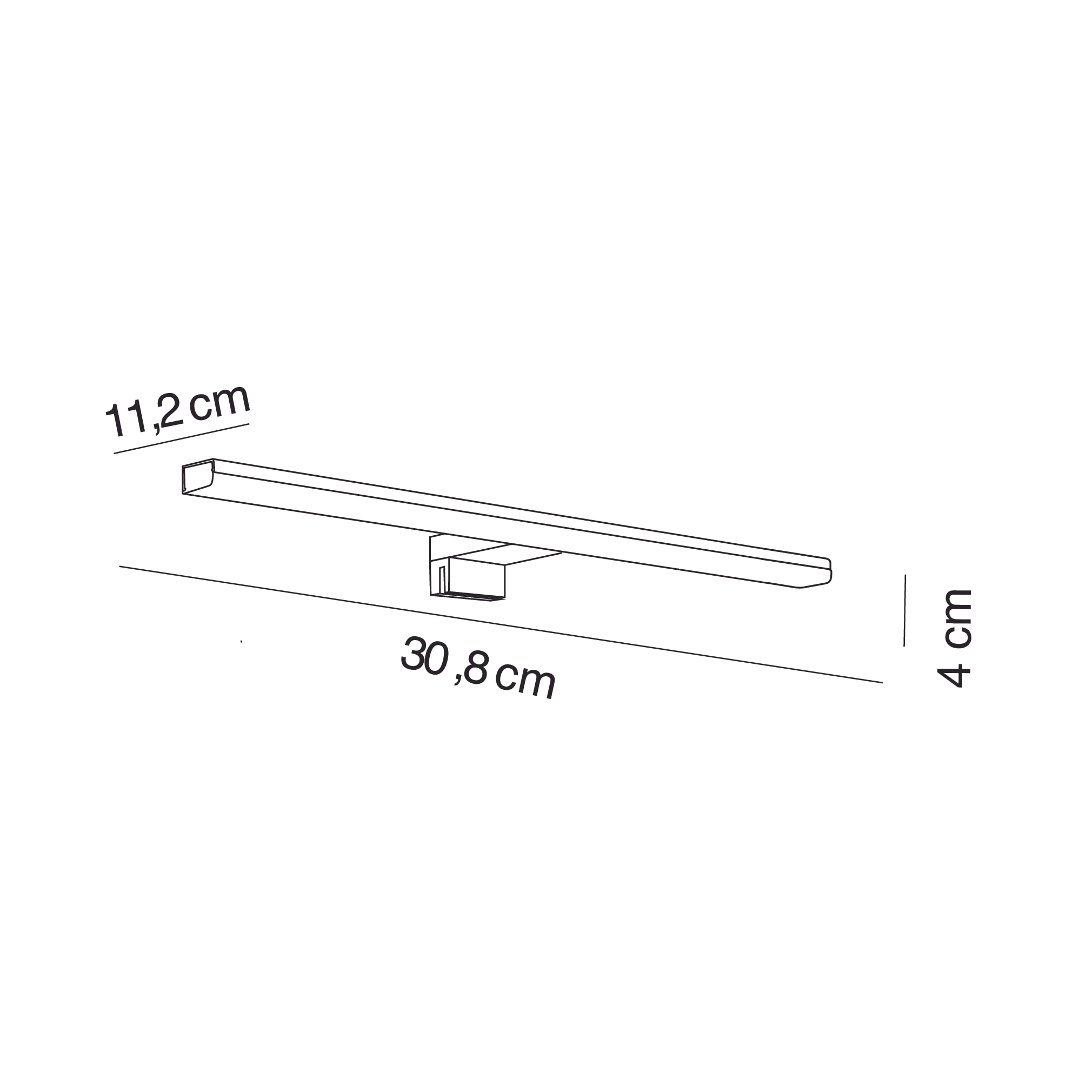 Aplique de LED para baño Manillons Torrent - Cromo Cromo-5
