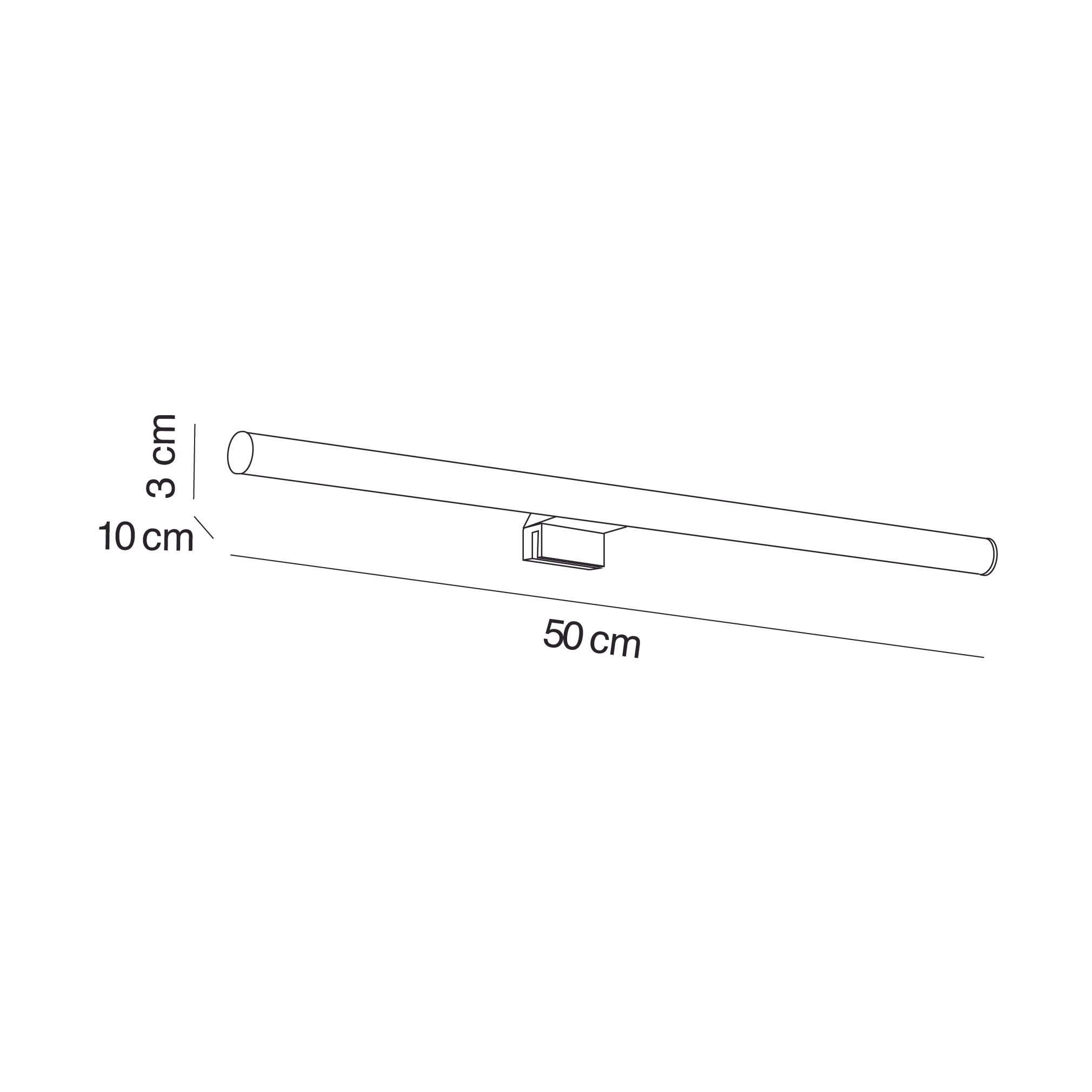 Aplique de LED para baño Manillons Torrent - Cromo Grande Cromo-5