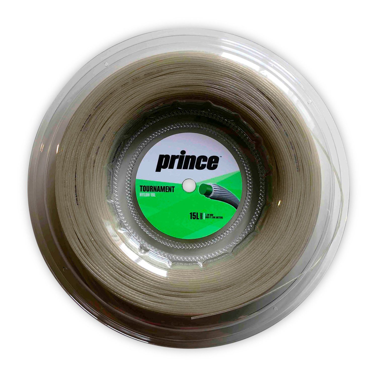 Prince - Cordaje de tenis TOURNAMENT NYLON 15L 1.38 mm 200M Prince.