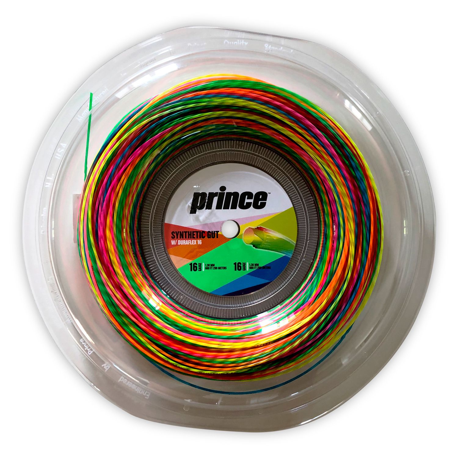 Prince - Cordaje de tenis SYNGUT W DURA 16 1.3 mm - LIMITED EDITION 200M Prince.