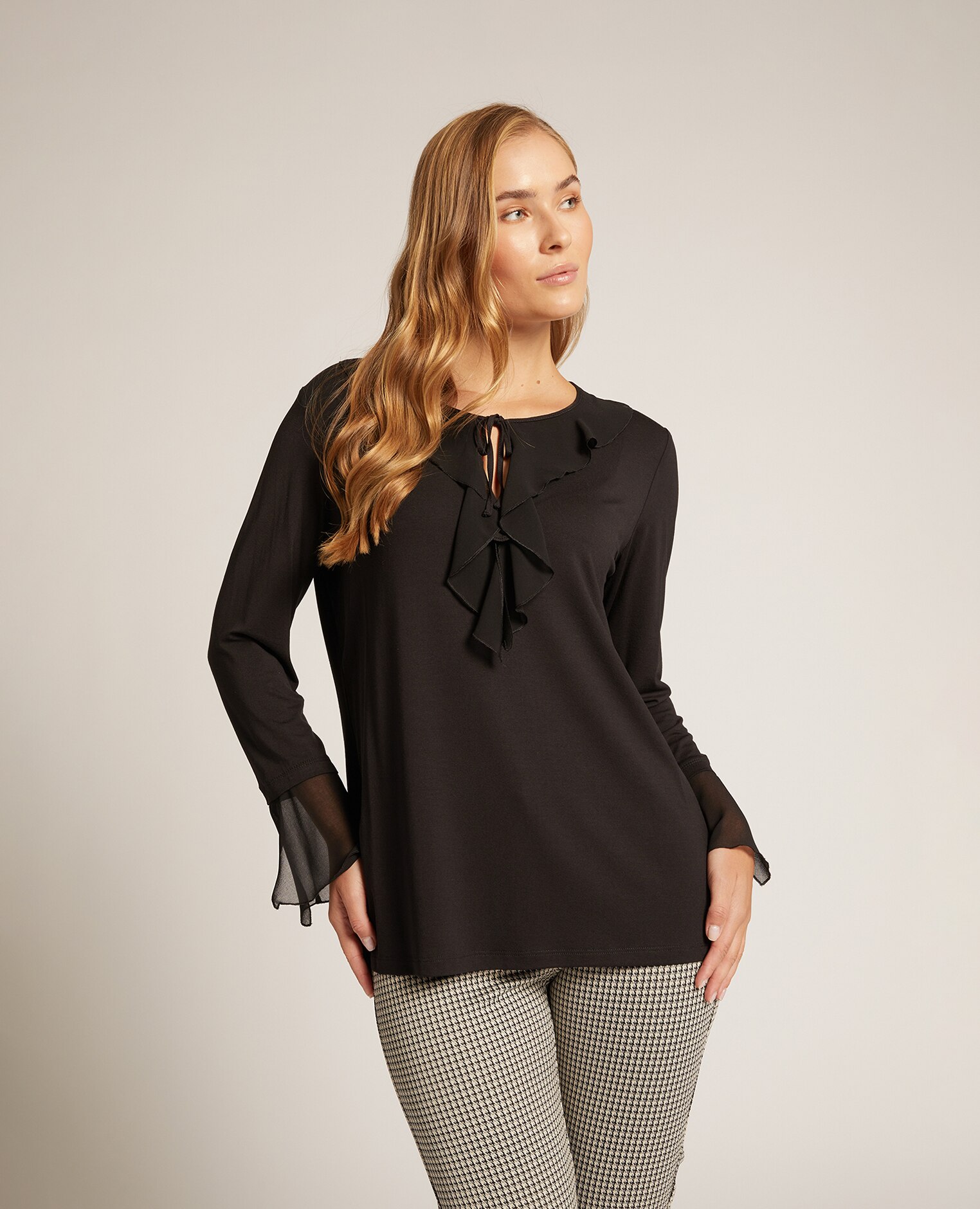 Jupe Elena Mirò – Femme – Marron – Longueur 75 Cm – Taille 4 – Mélange Polyester Et Viscose