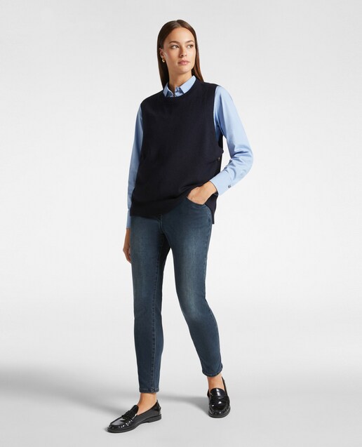 Imagen 0 de Jegging de mujer de tela vaquera power stretch