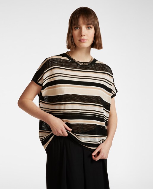 Imagen 0 de Jersey de mujer ligero de rayas