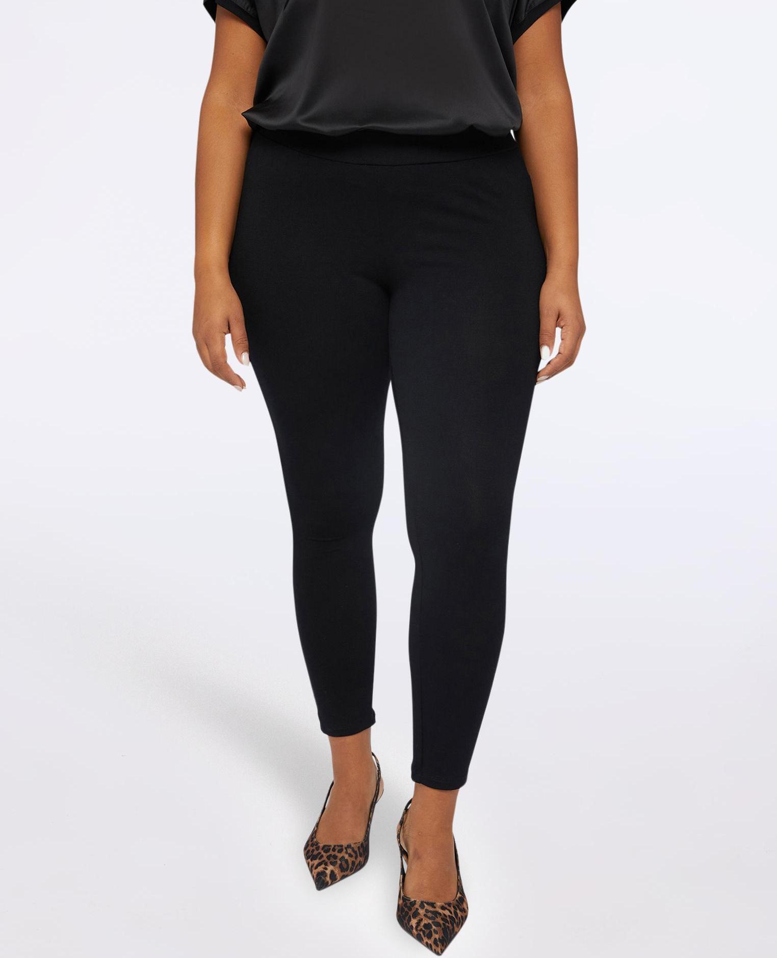 Imagen 0 de Leggings de mujer con cintura elástica elástico en la cintura Negro