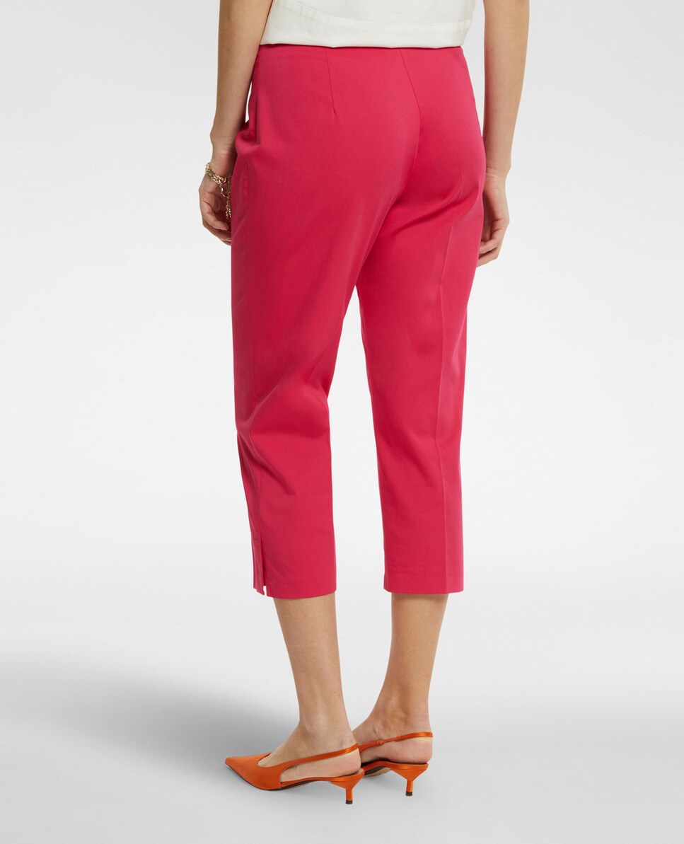 Pantalon Corsario Mujer Pantalón De Mujer Pirata Con Pliegue