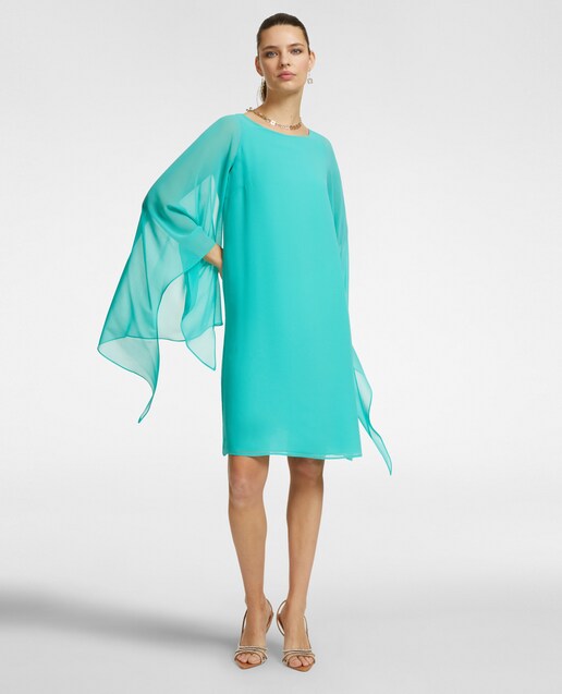 Imagen 0 de Vestido elegante con mangas de capa