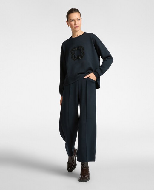 Imagen 0 de Pantalones de mujer piratas ligeros con cintura elástica